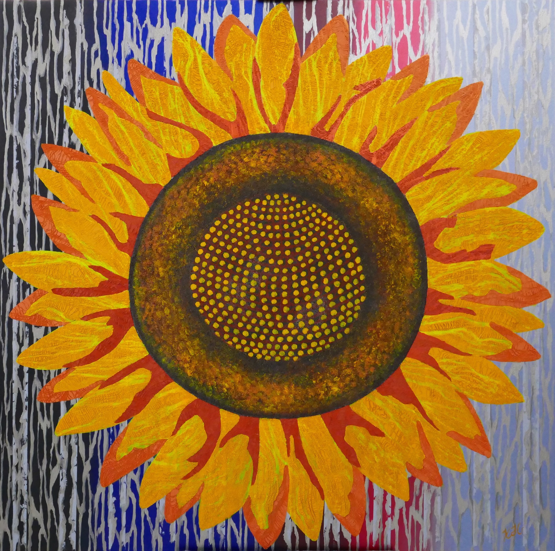Unchained Sunflower by Karen I Coates