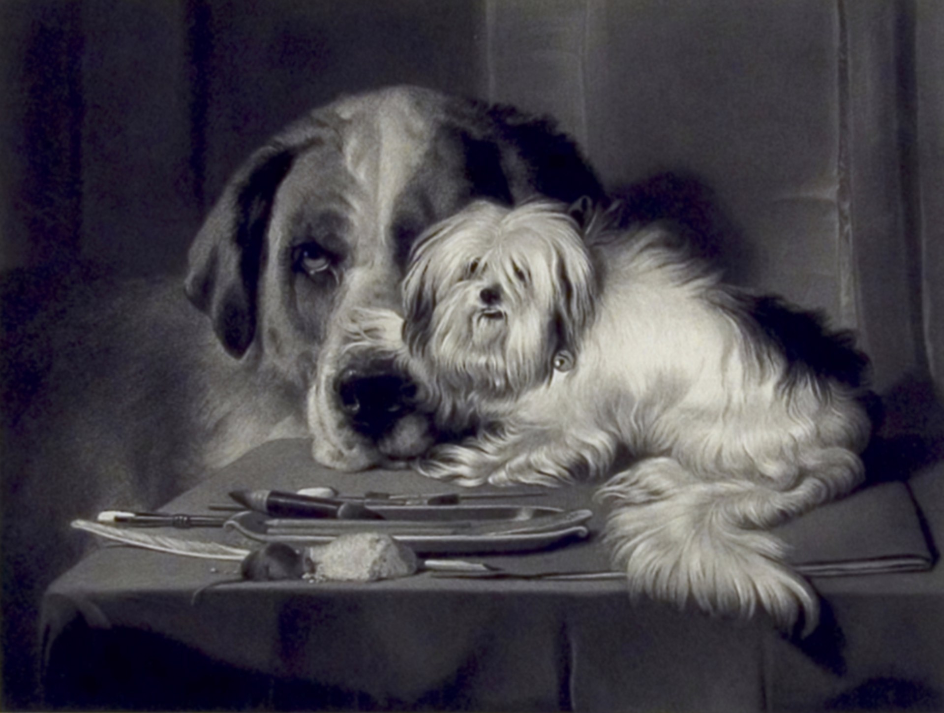 The Lion Dog, From Malta. The Last of his Tribe by Sir Edwin Landseer