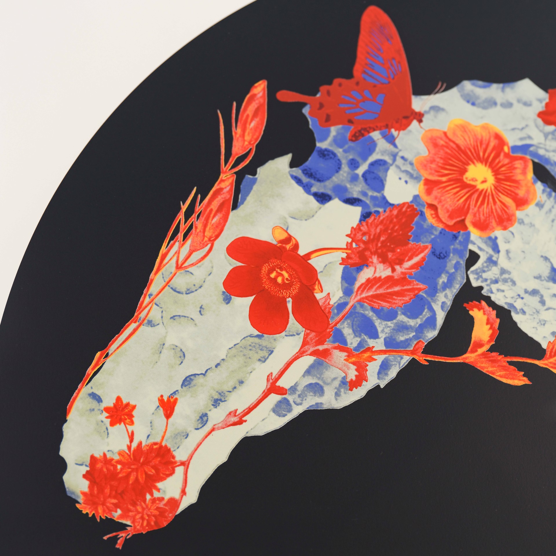 Floral Horse by Jacky Tsai