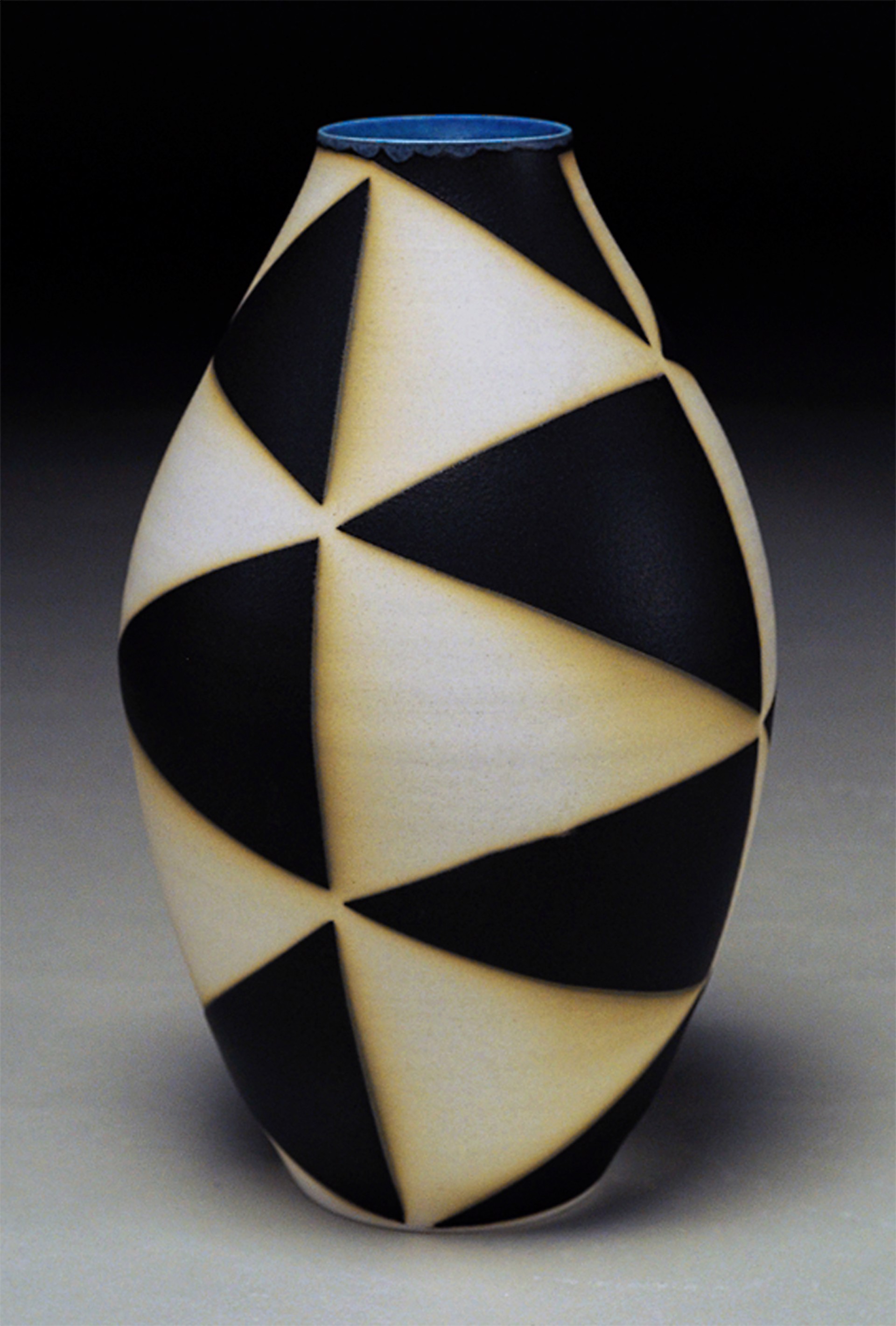 #130, Vessel, Large triangles by N B