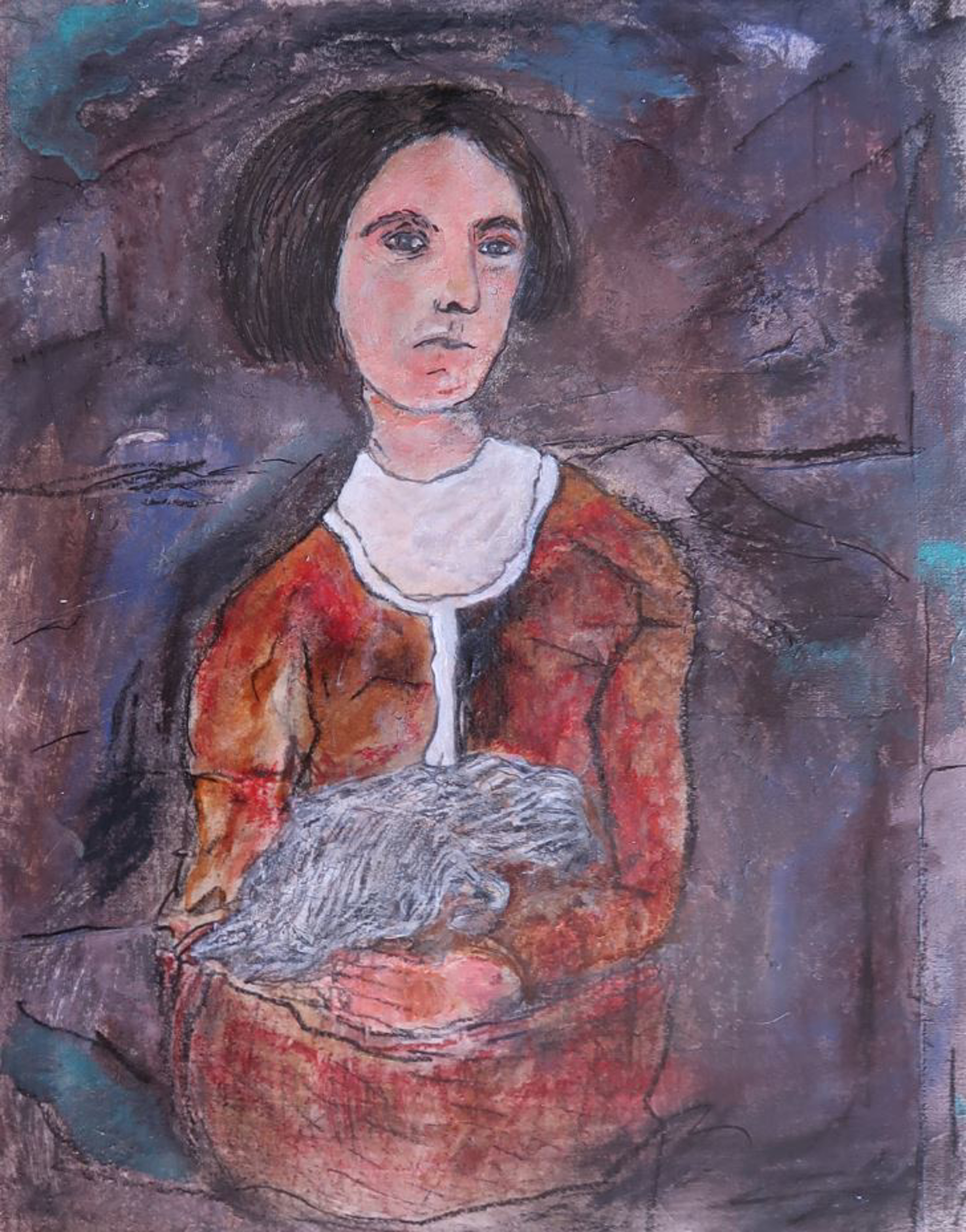 Martha During the War or Susan Turner with Cat or Gwen John by Scott Purdin