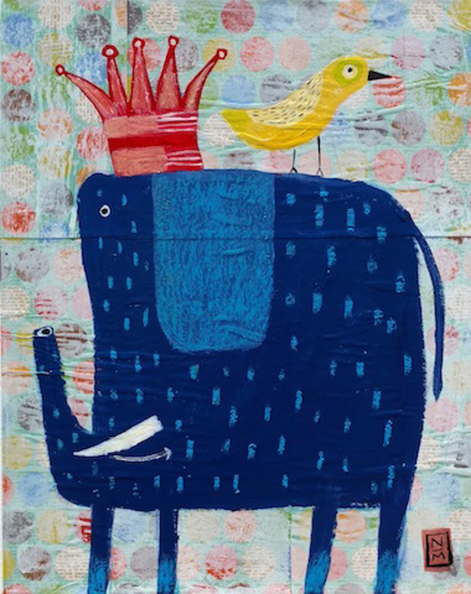 Blue Elephant by Nathaniel Mather