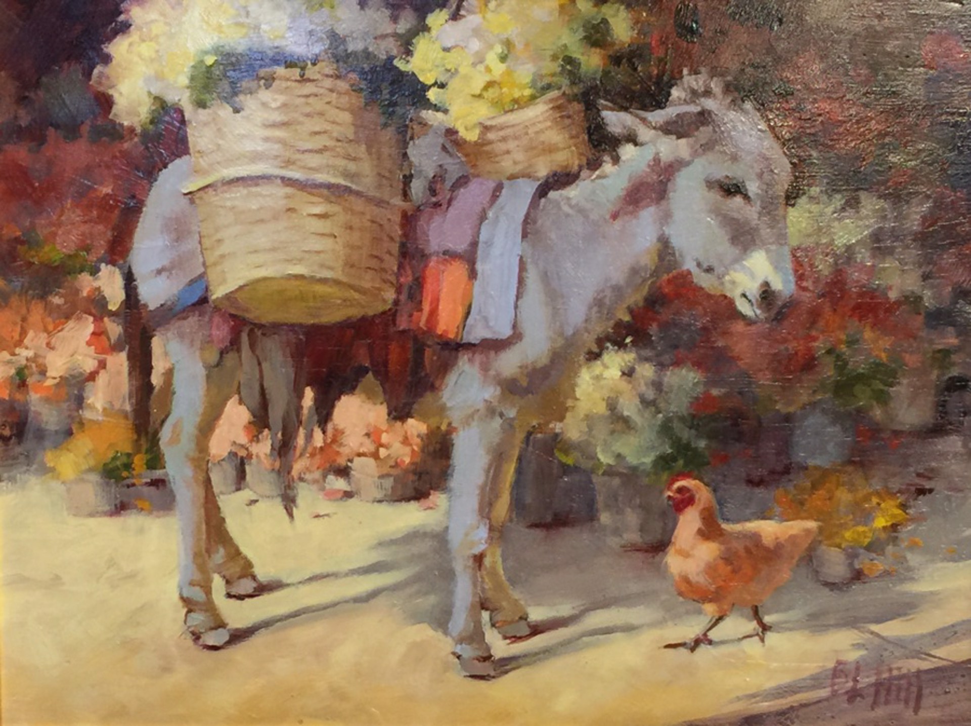In The Flower Market by Barbara Hill