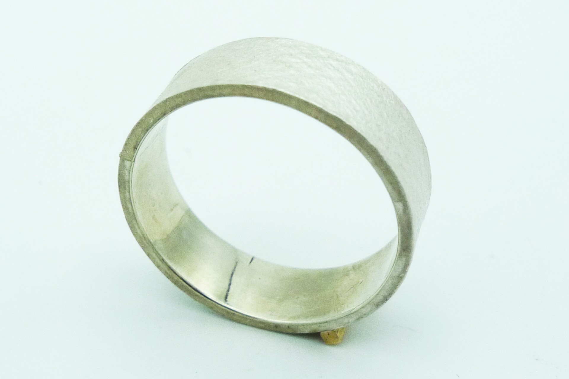 Wide Textured Band by Lauren Markley