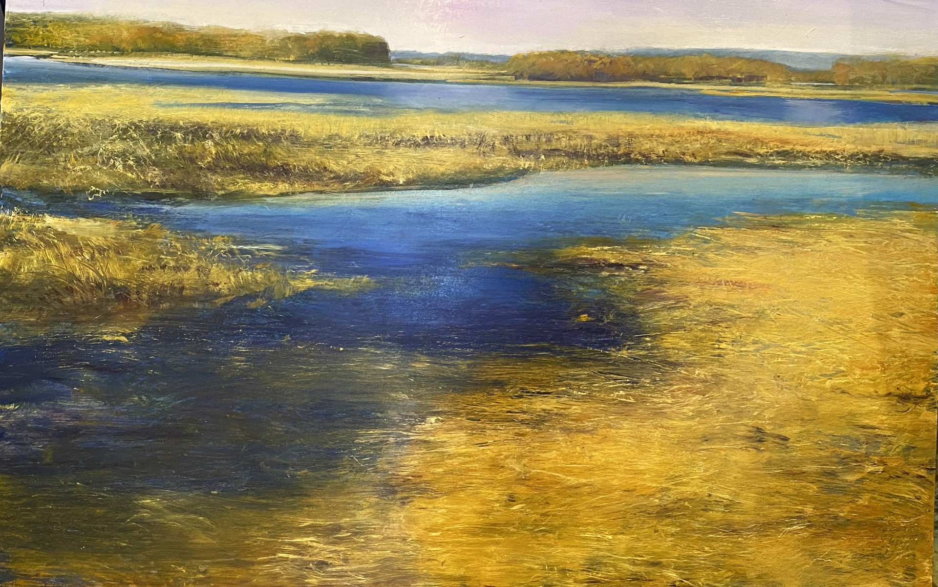 Winding Marsh by David Allen Dunlop