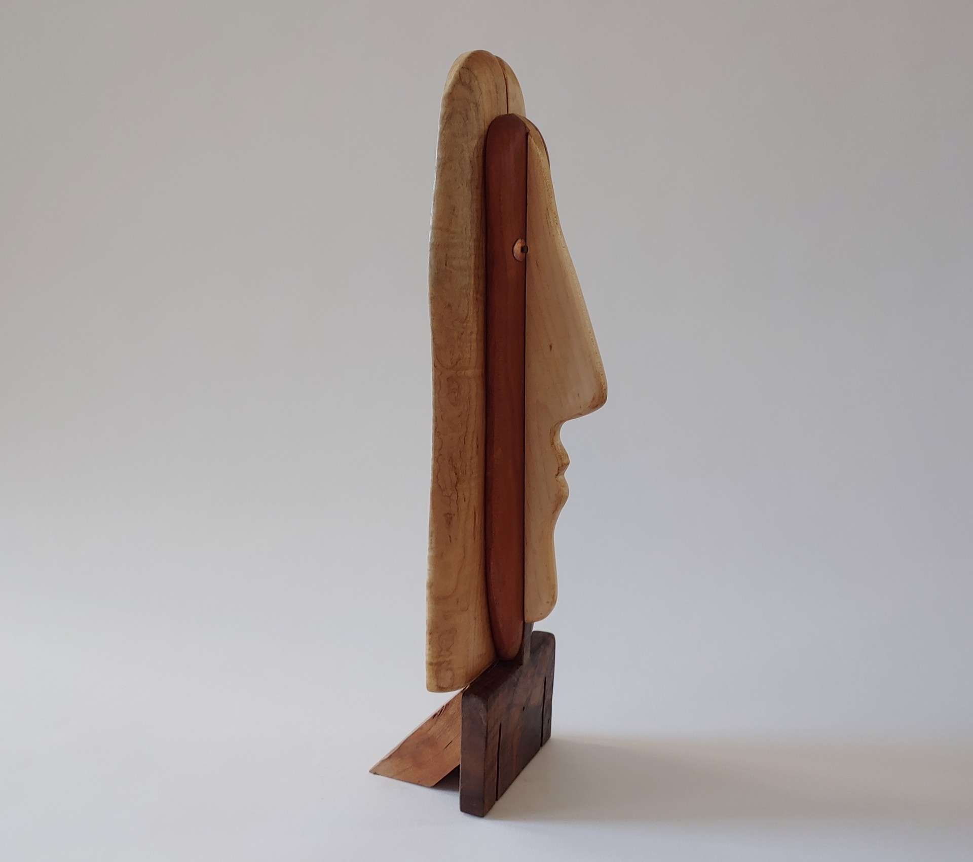 Chakra #4 - Wood Sculpture by David Amdur
