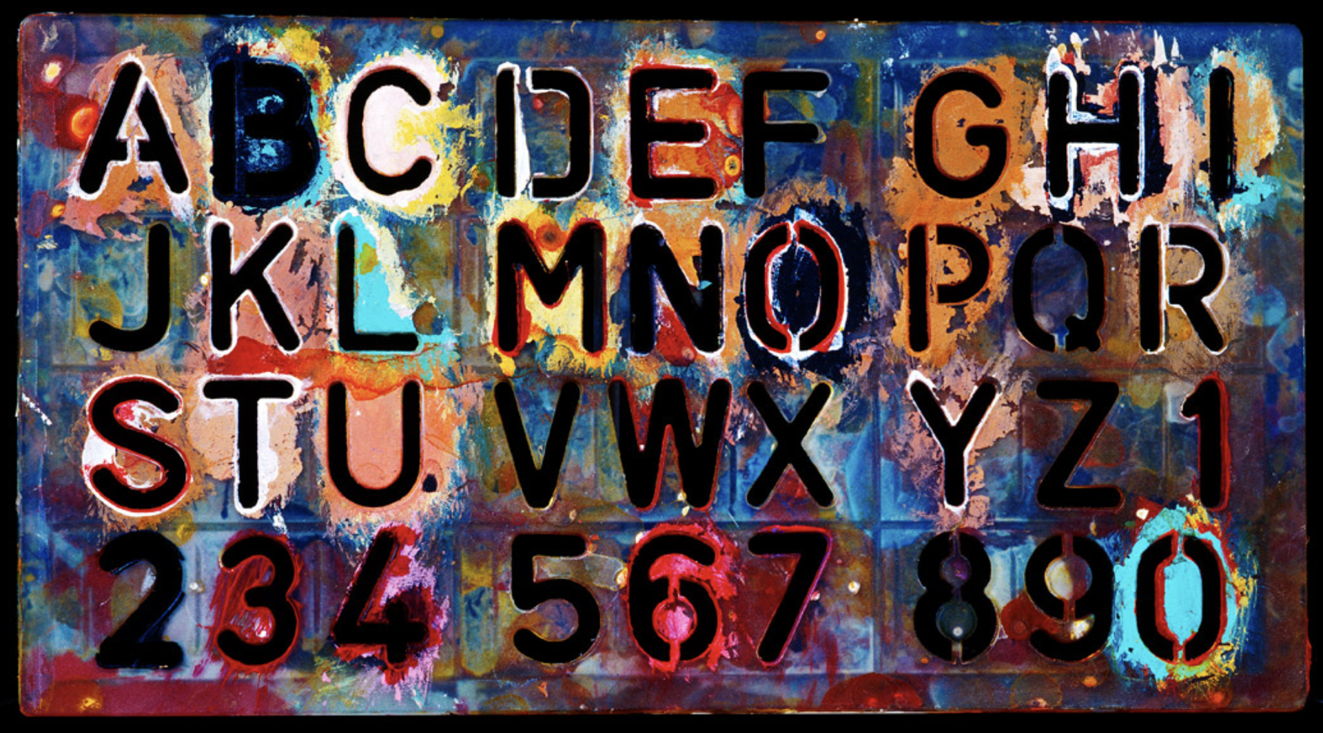 Alphabet Template, Cindy Kane Studio, Vineyard Haven by Alison Shaw - Artist Studios