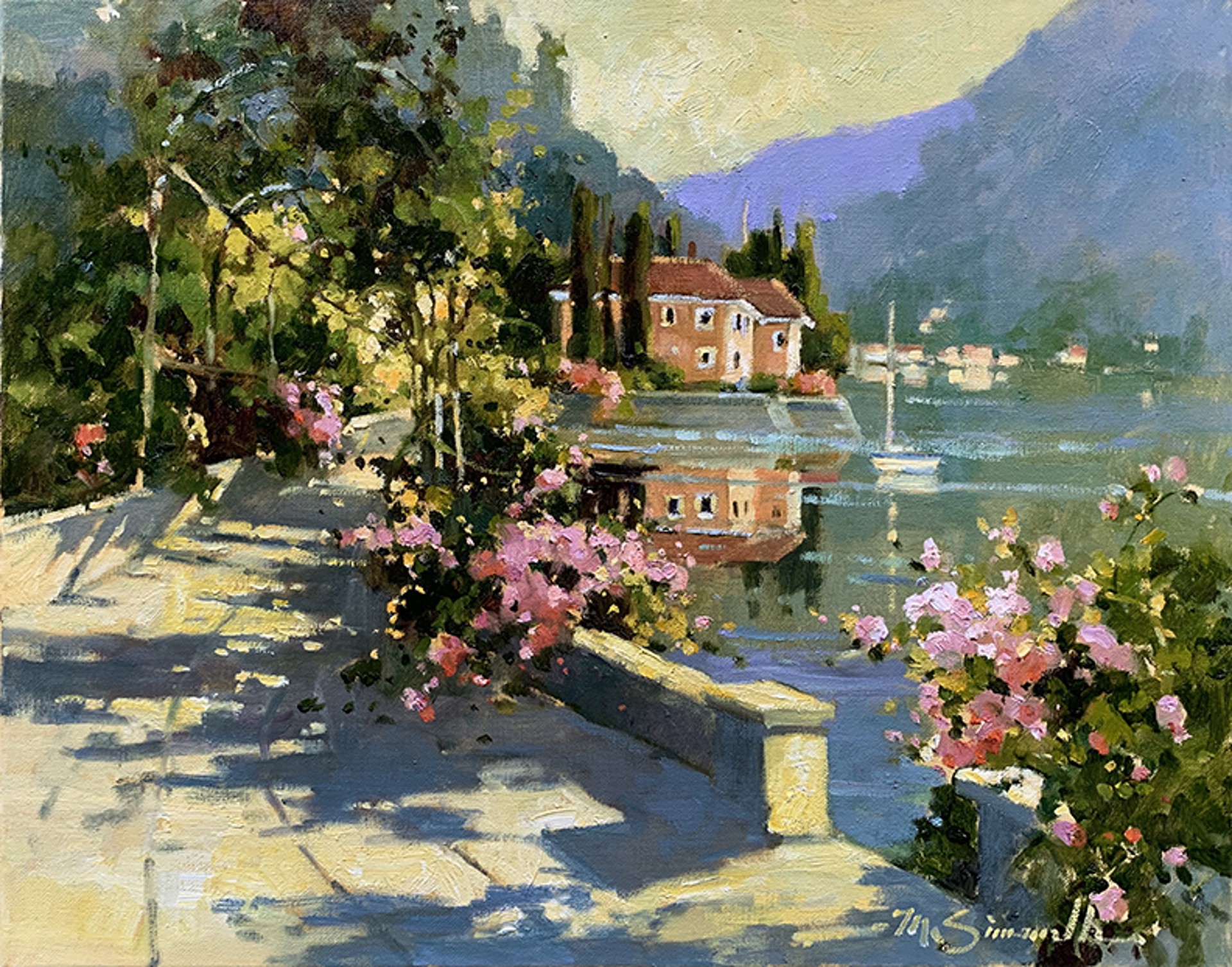 Lake Como by Marilyn Simandle