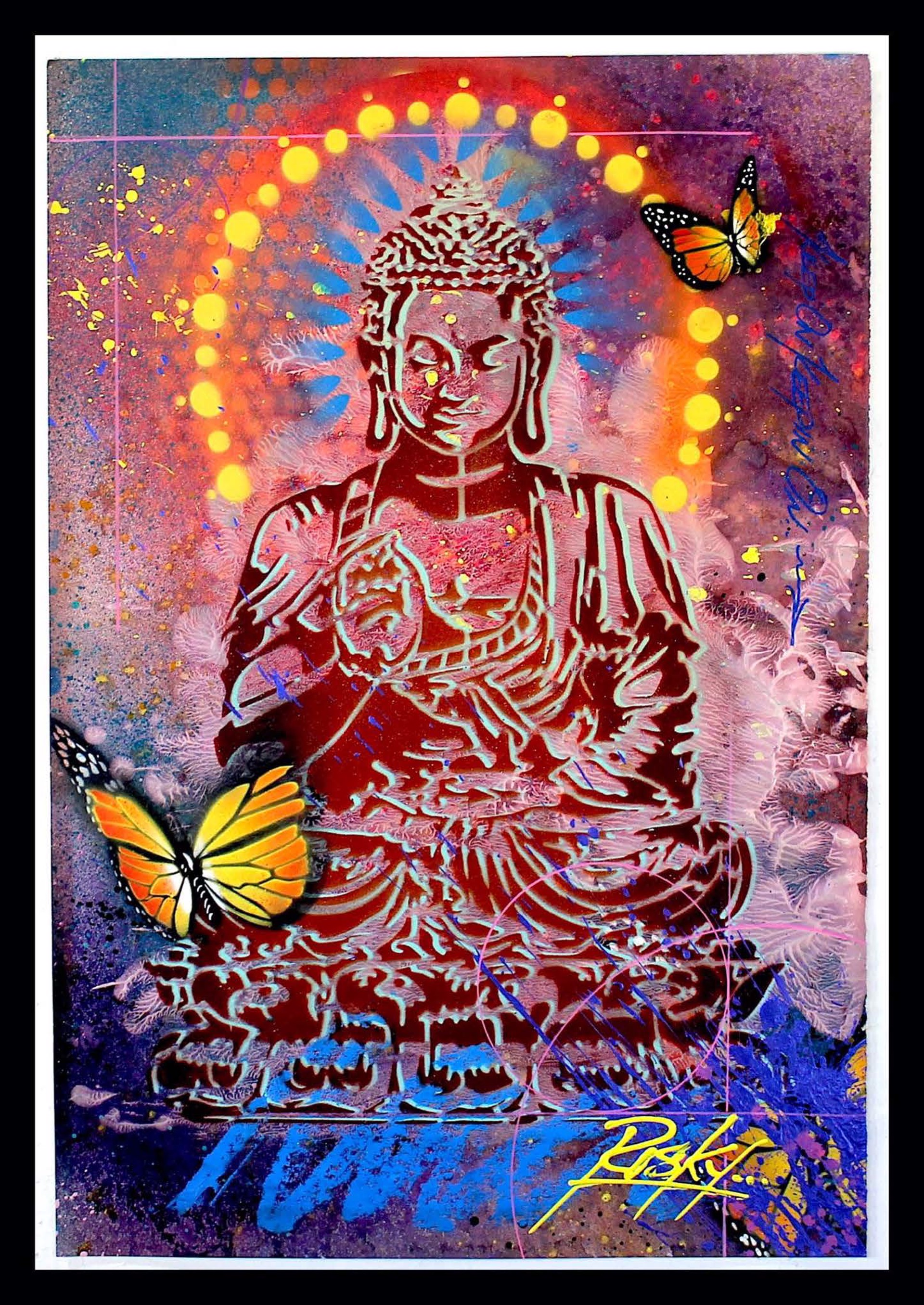 Peaceful Buddha #10 by Risk