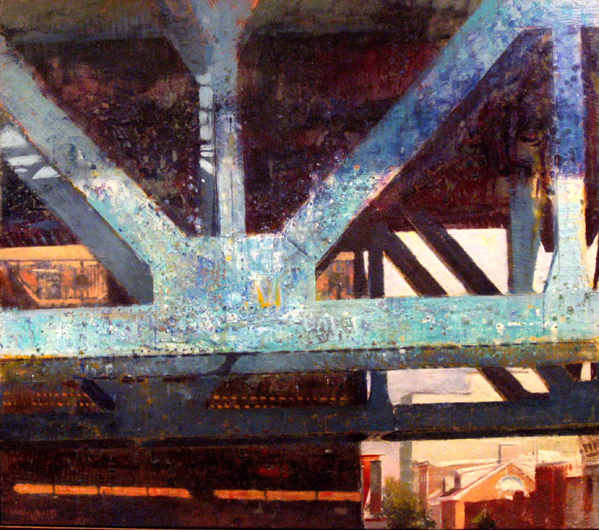 Bridge Blue by Dale O Roberts