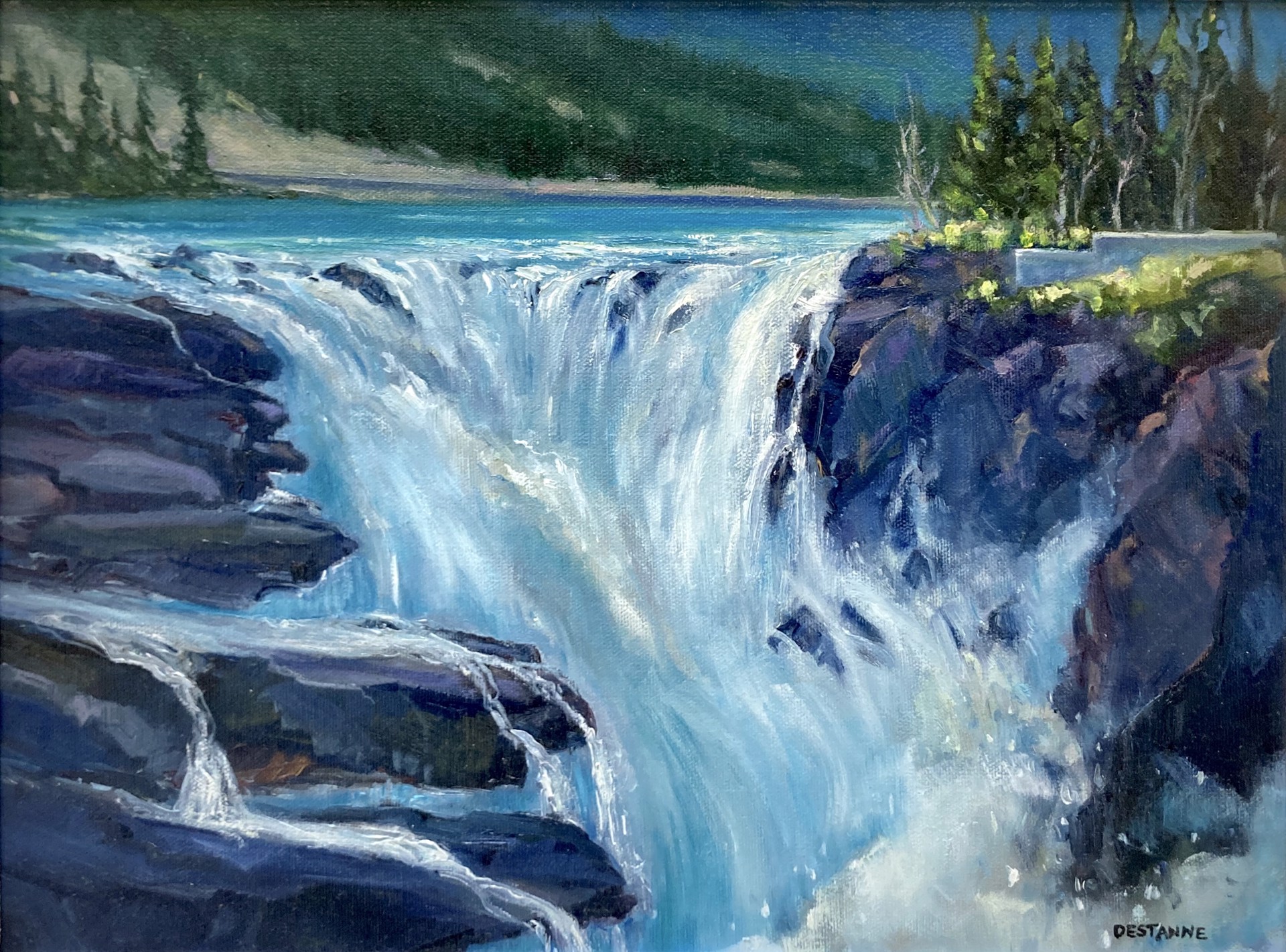 Athabasca Falling by Destanne Norris