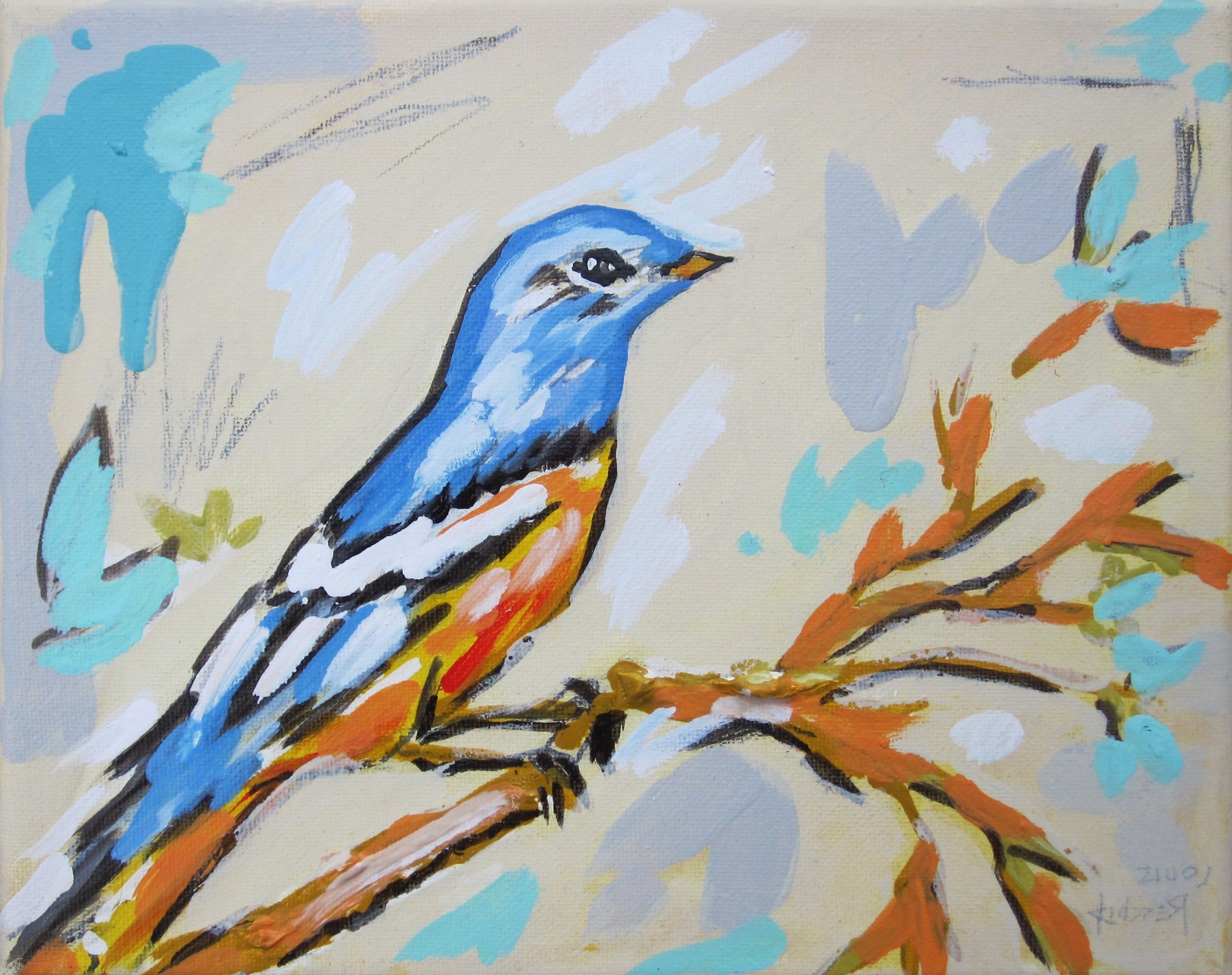 Blue Bird by Louis Recchia
