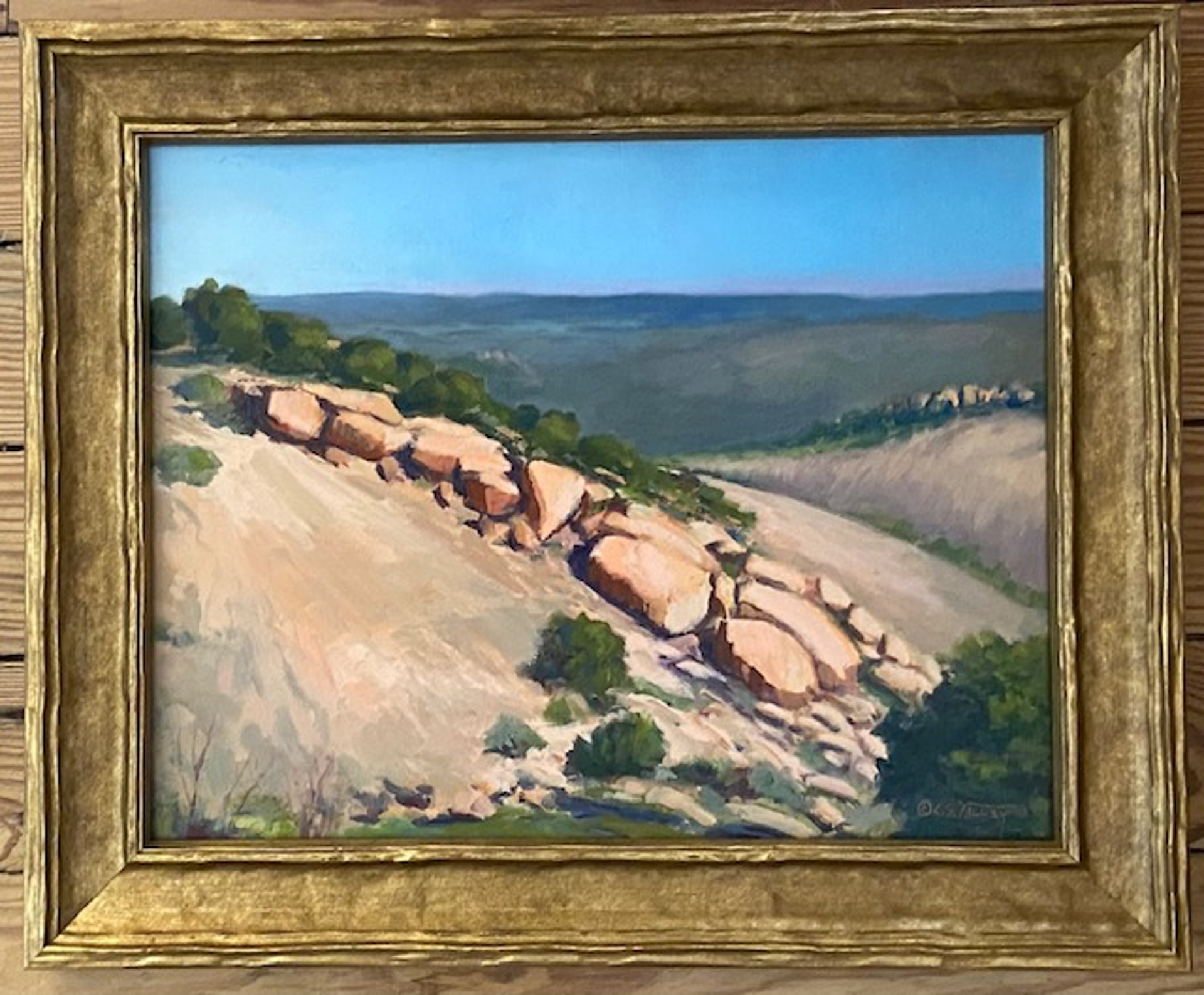 Freshman Mountain at Enchanted Rock by C. S. Talley