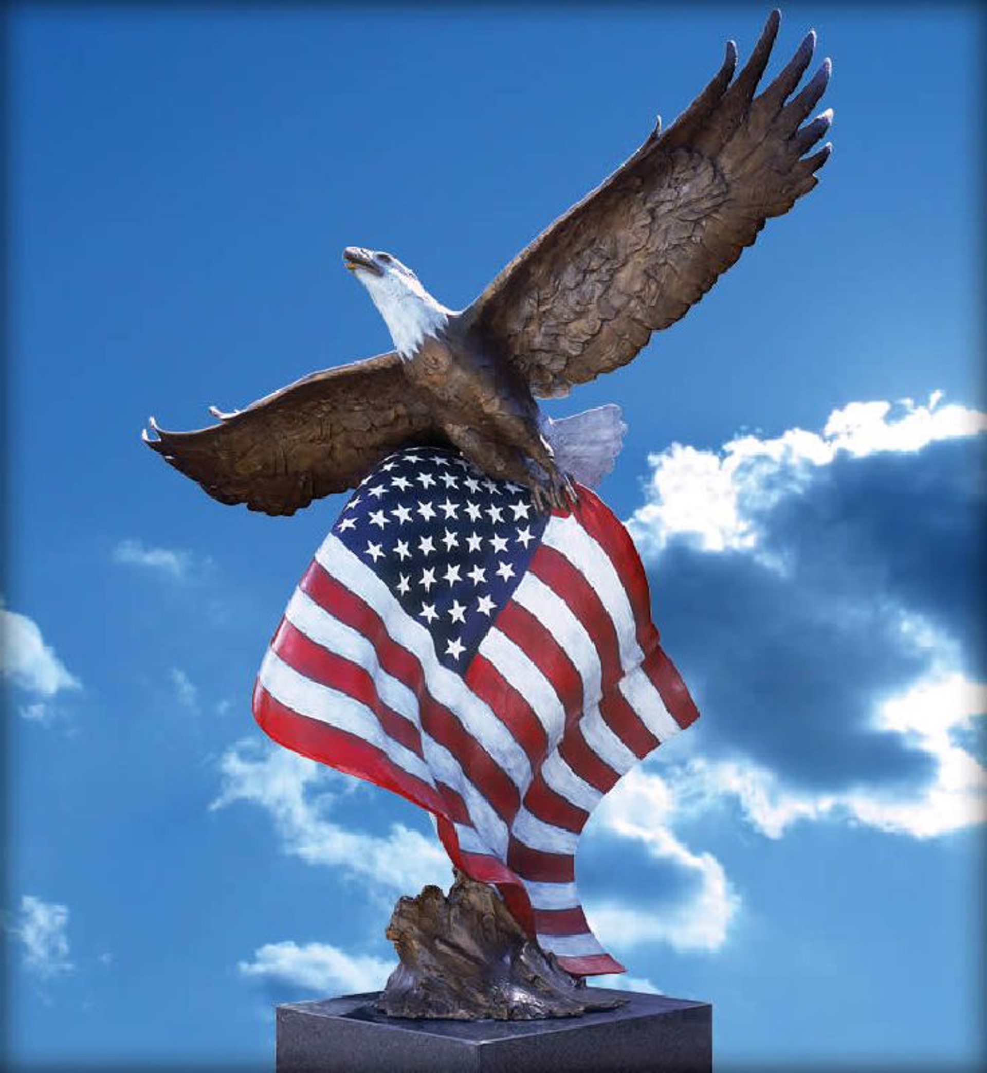 On the Wings of Freedom by Gary Lee Price (sculptor)