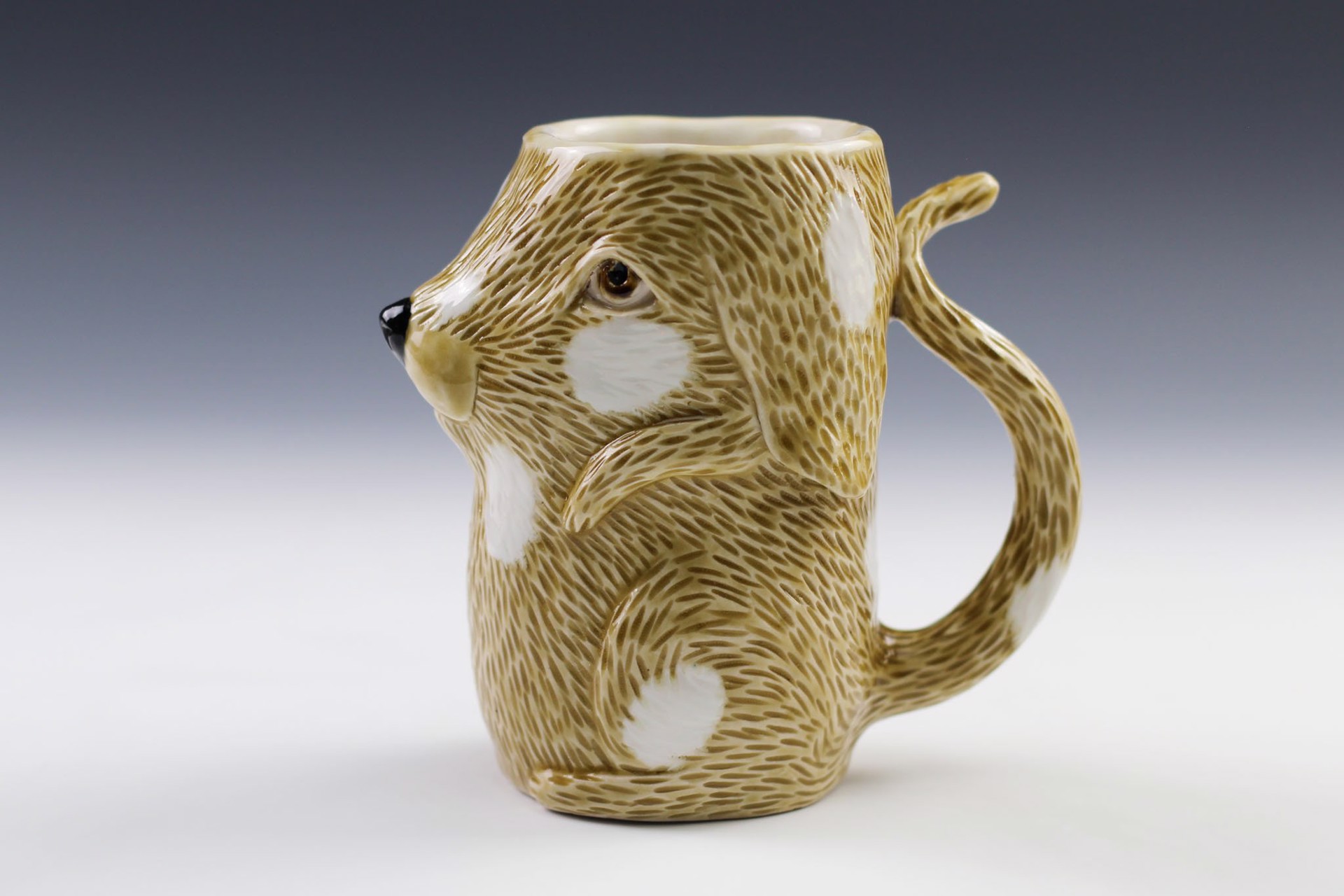 Dog Mug by Debbie Kupinsky