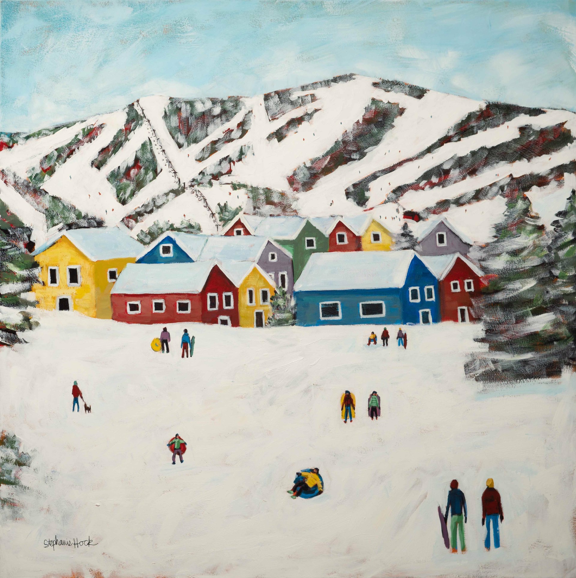 Snow Town by Stephanie Hock