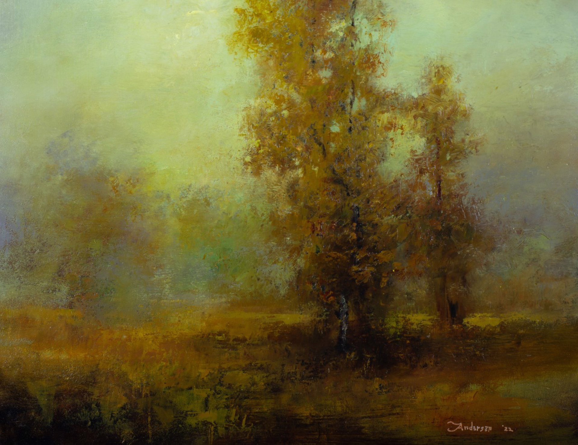 Autumn Morning II by John Andersen