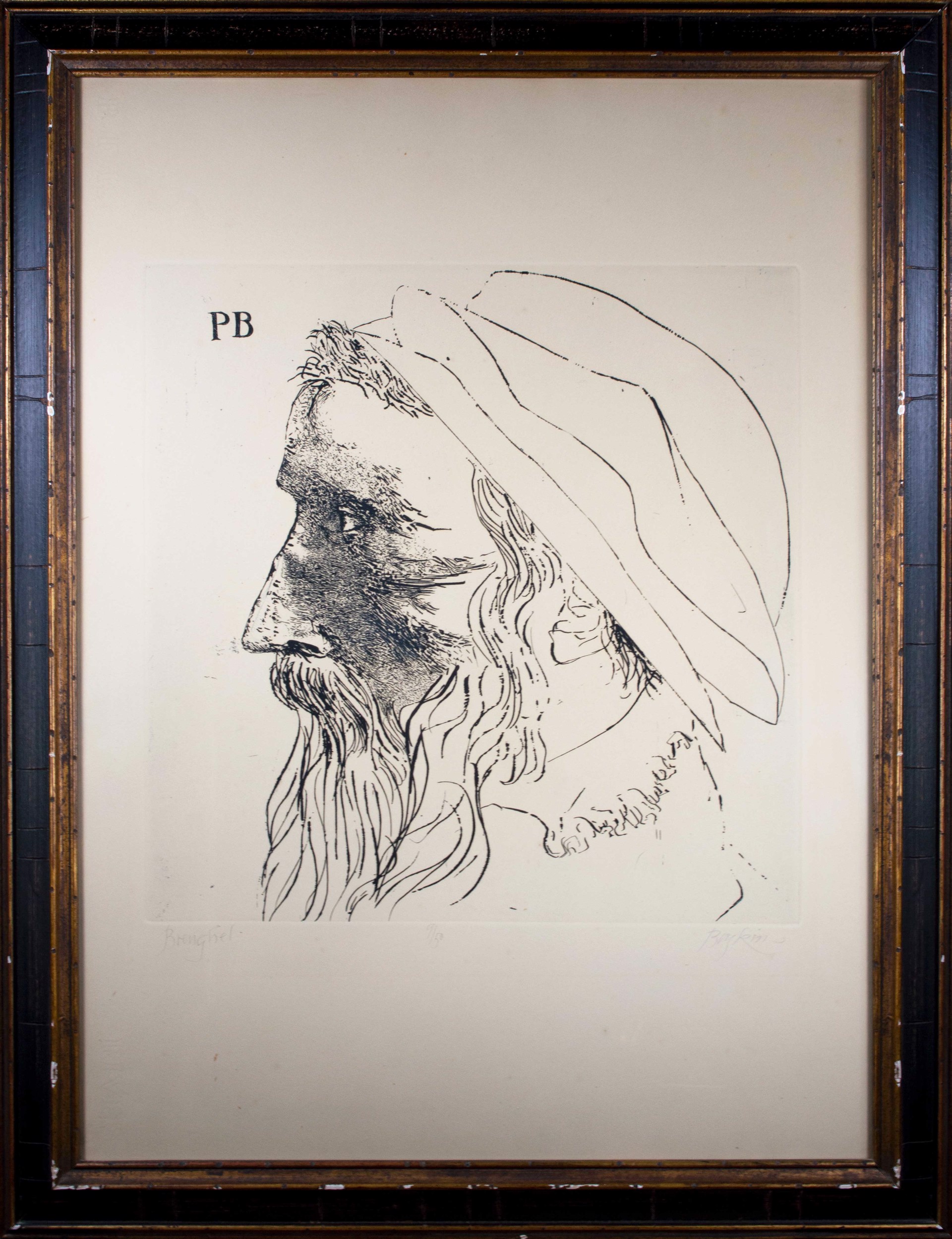 Portrait of Peter Breughel by Leonard Baskin