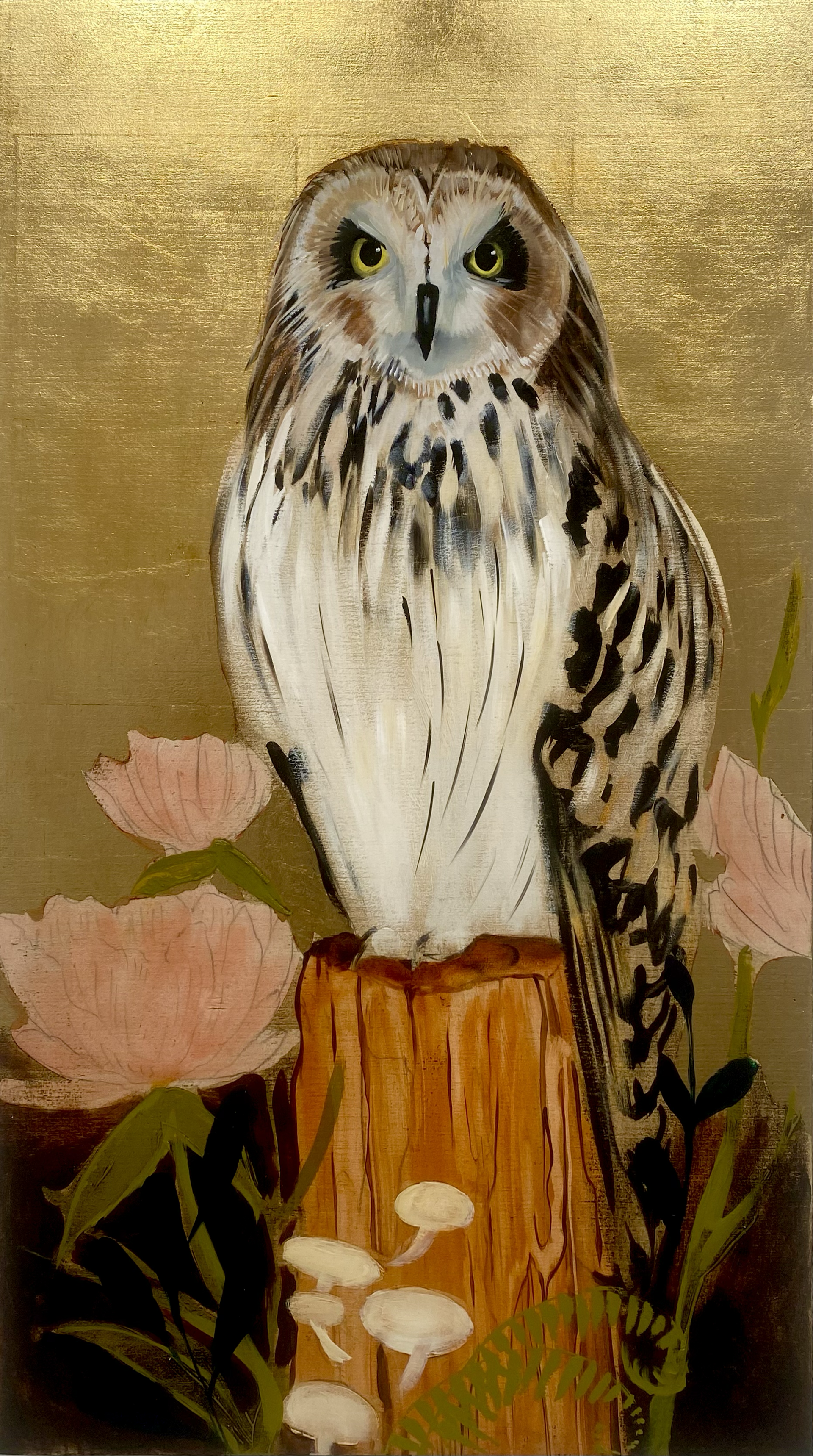 Owl on Gold I by Joseph Bradley