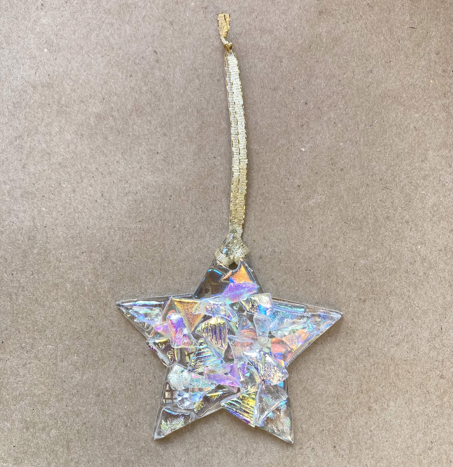 Clear Star Ornament by Doug and Barbara Henderson