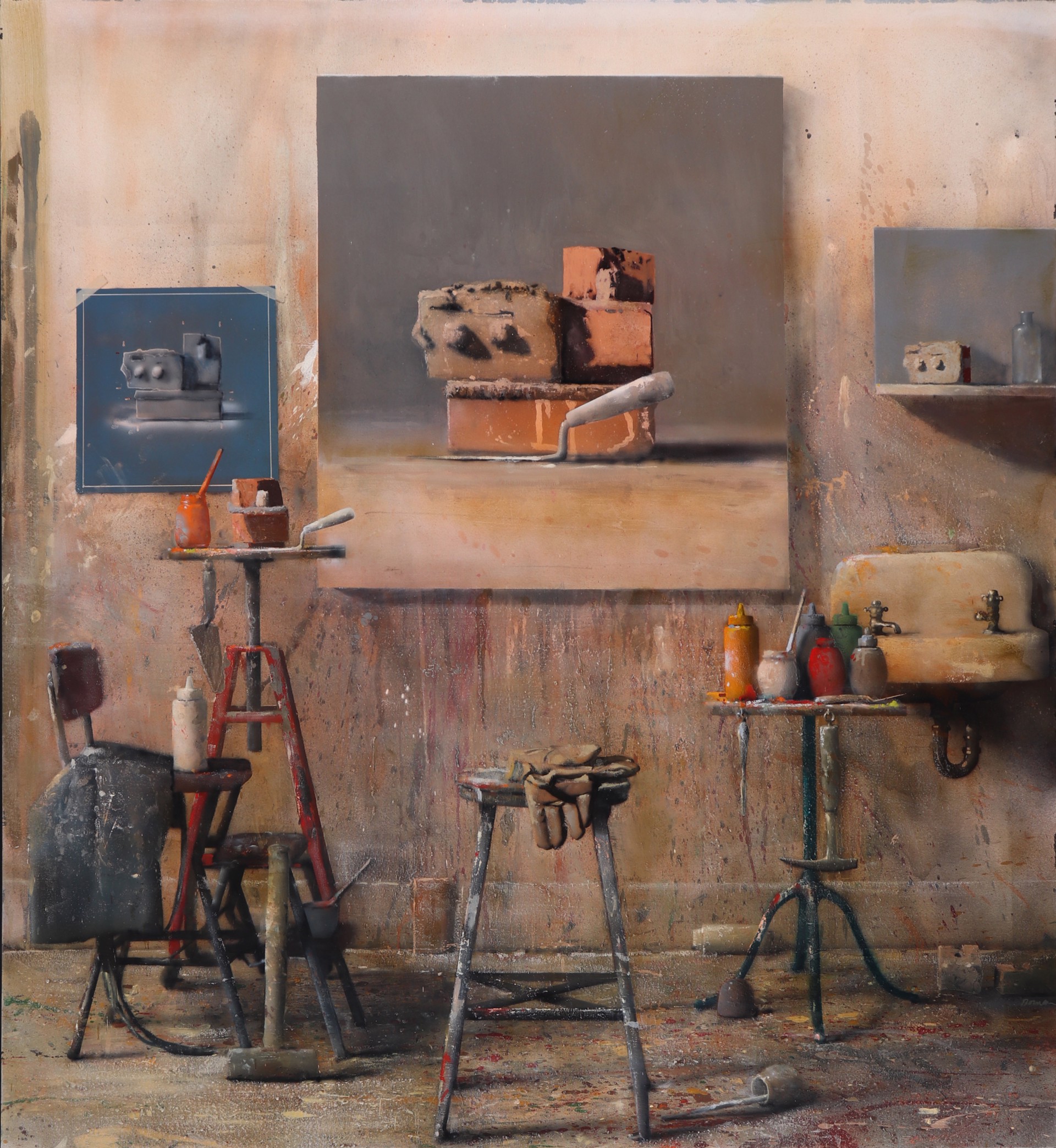 Studio Demo Painting by David Dornan