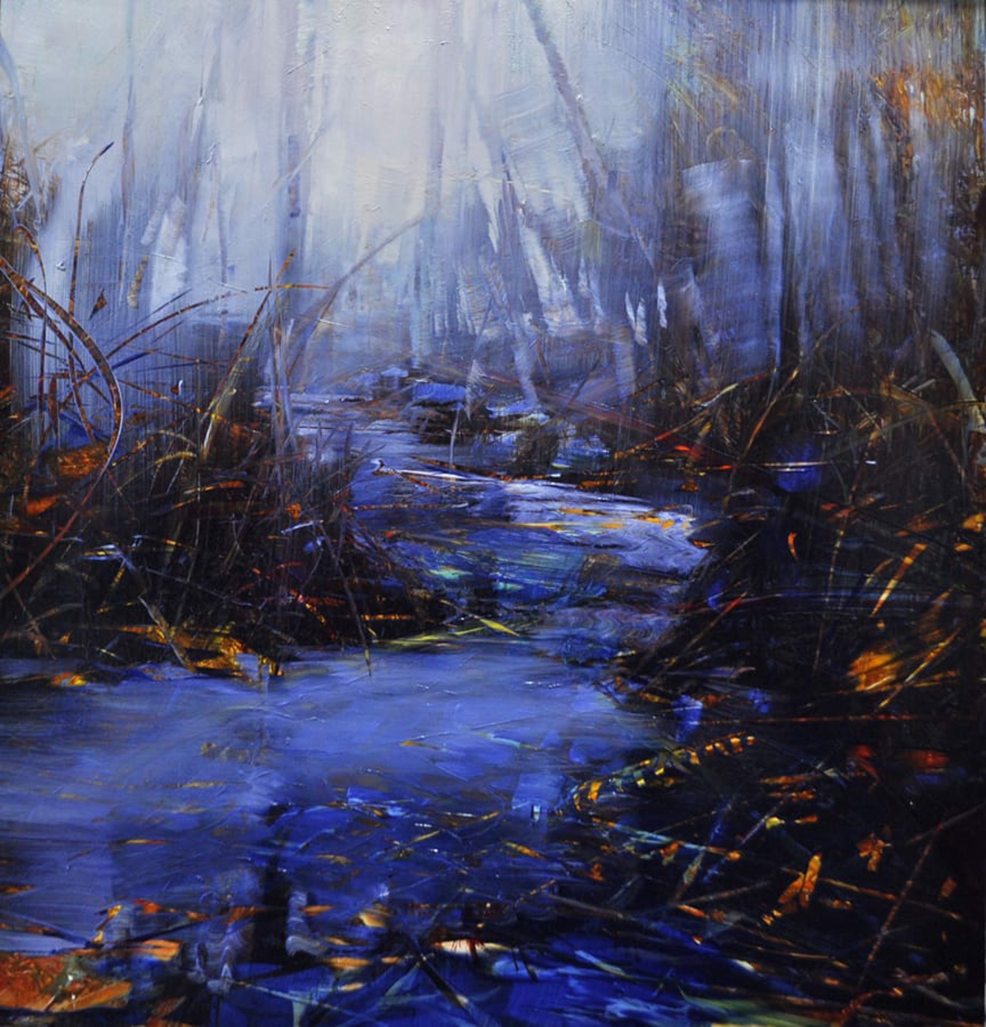Fog and Stream by David Dunlop