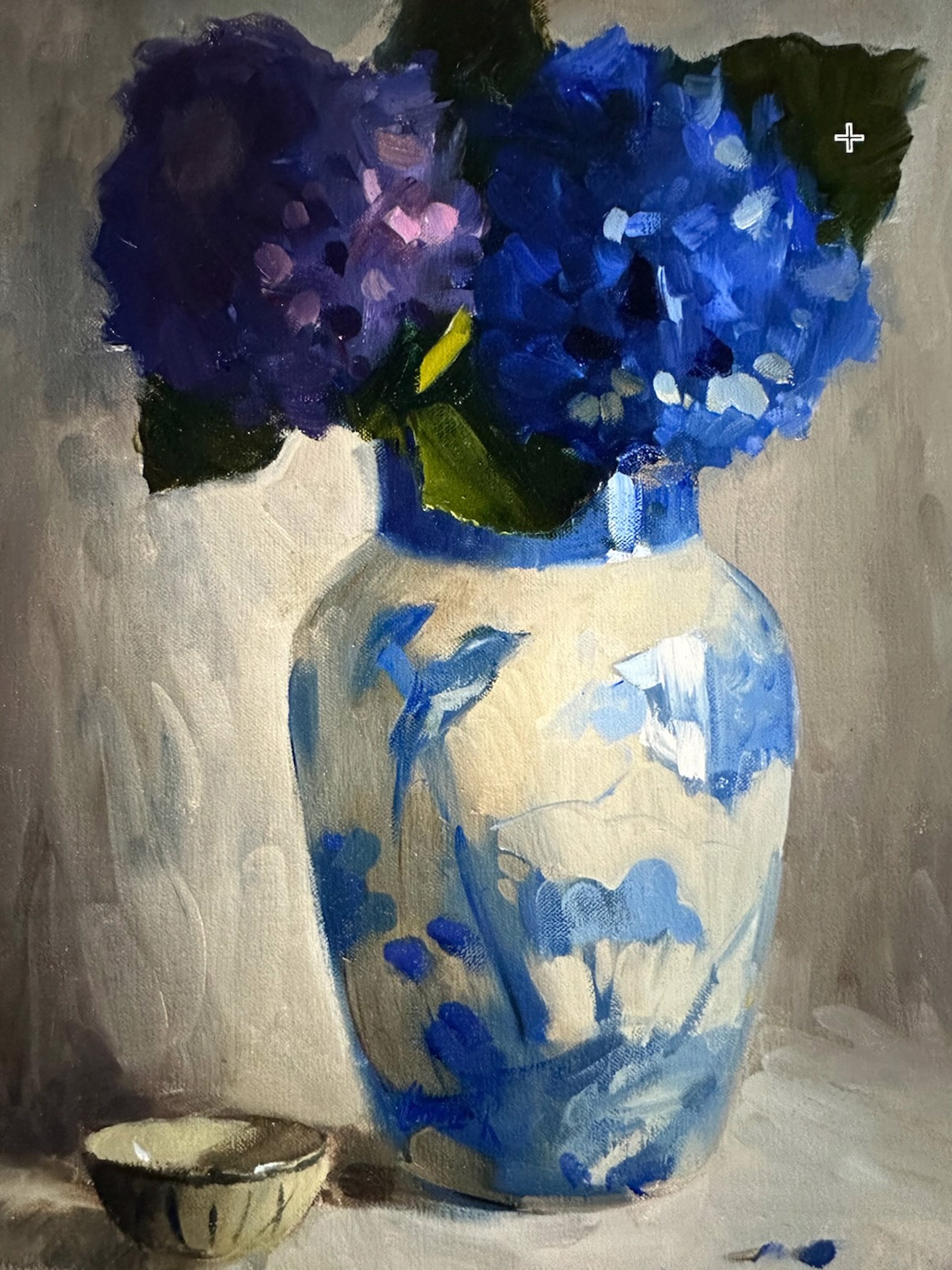 Blue Hydrangeas by Ken Cadwallader