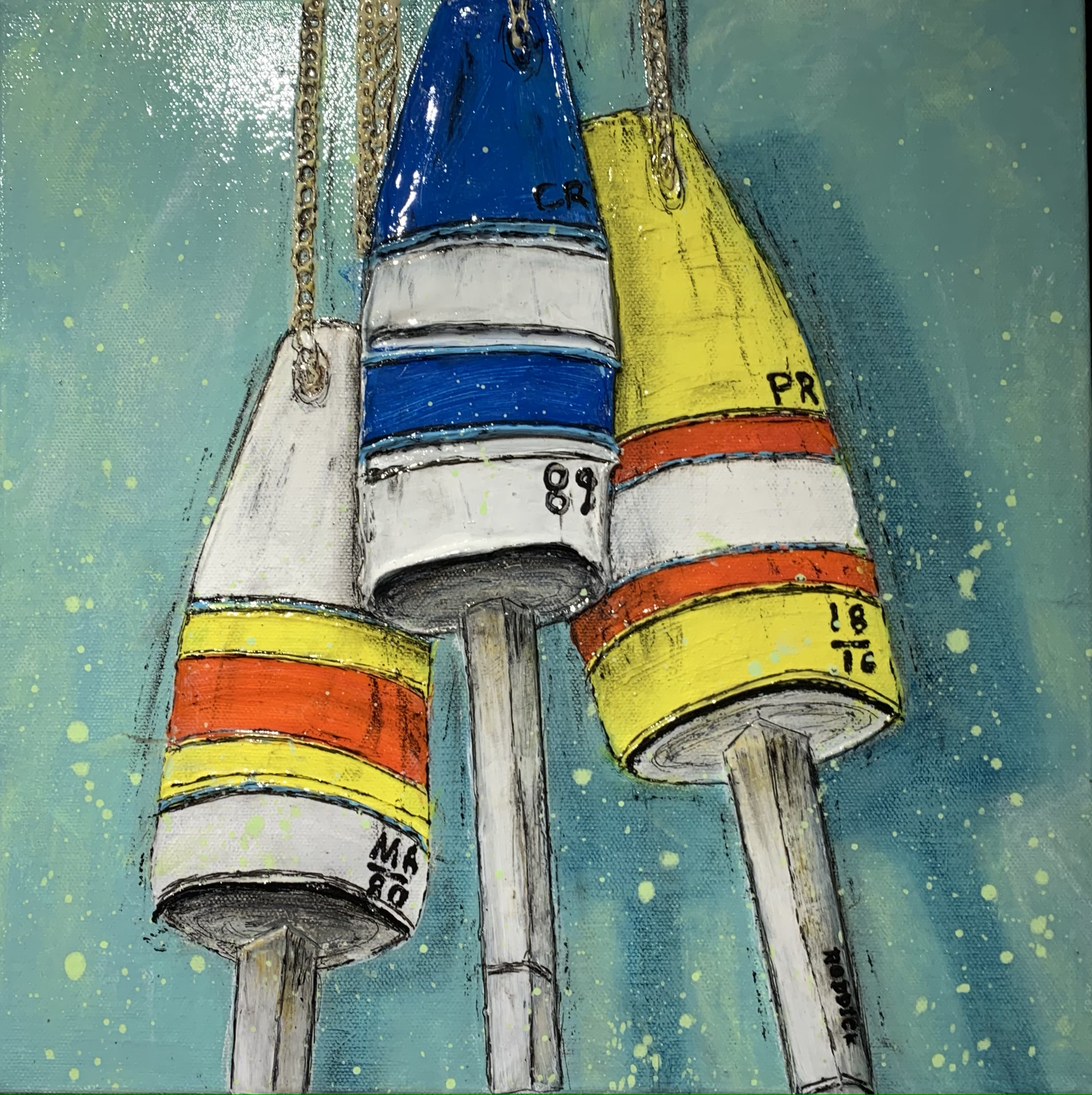 Three Buoys 3 by Christopher Roddick