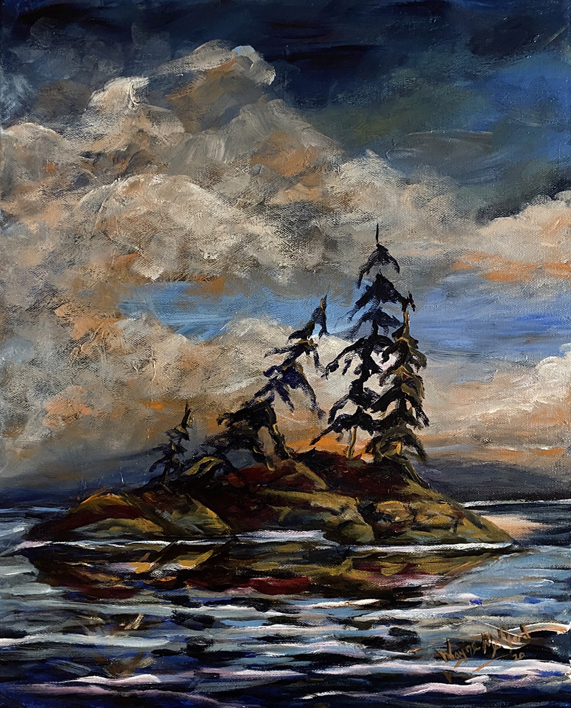 Sunset on Georgian Bay by Wayne Medford