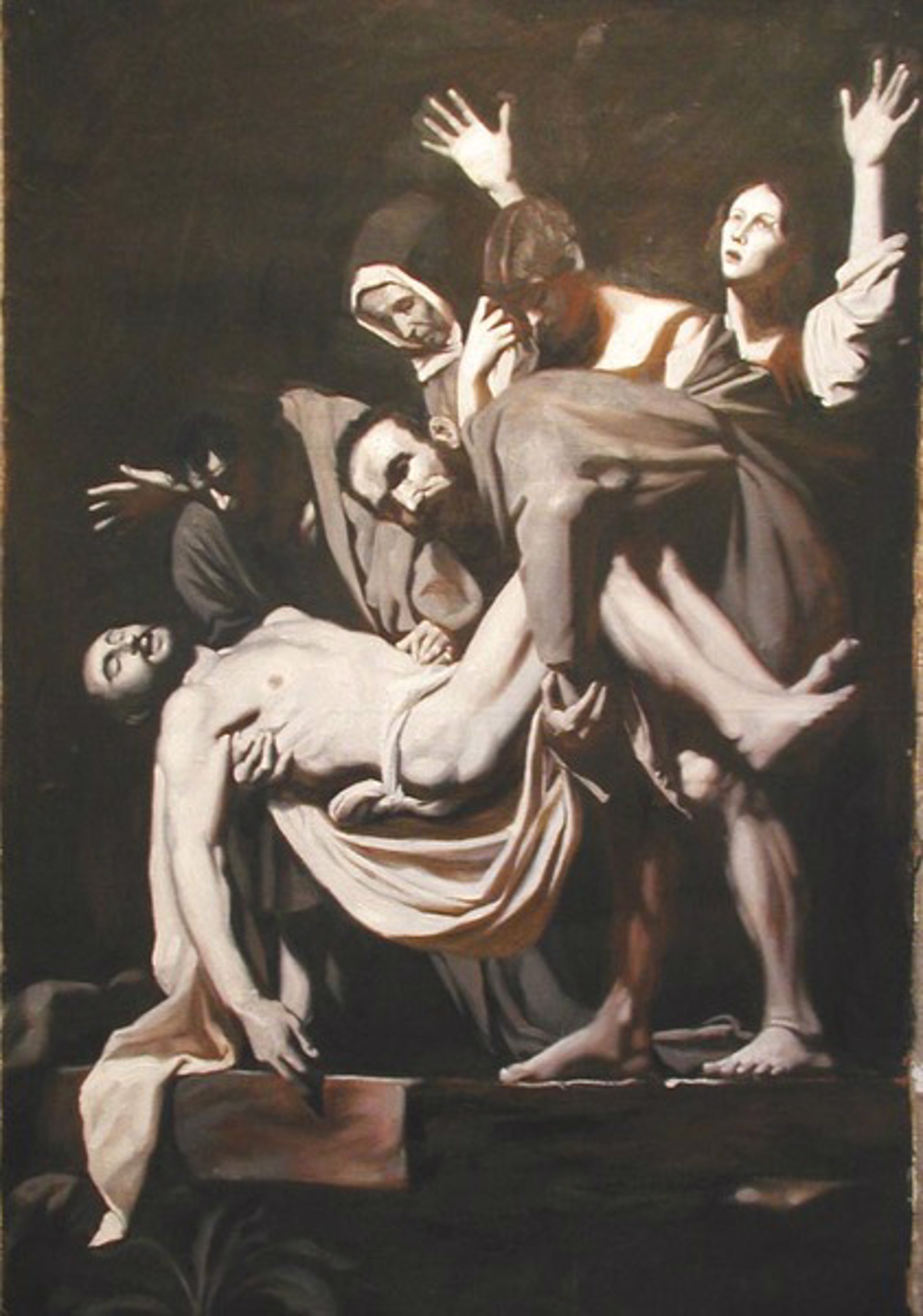 Christ on the Cross (after Coravaggio) by Vyacheslav Morgun
