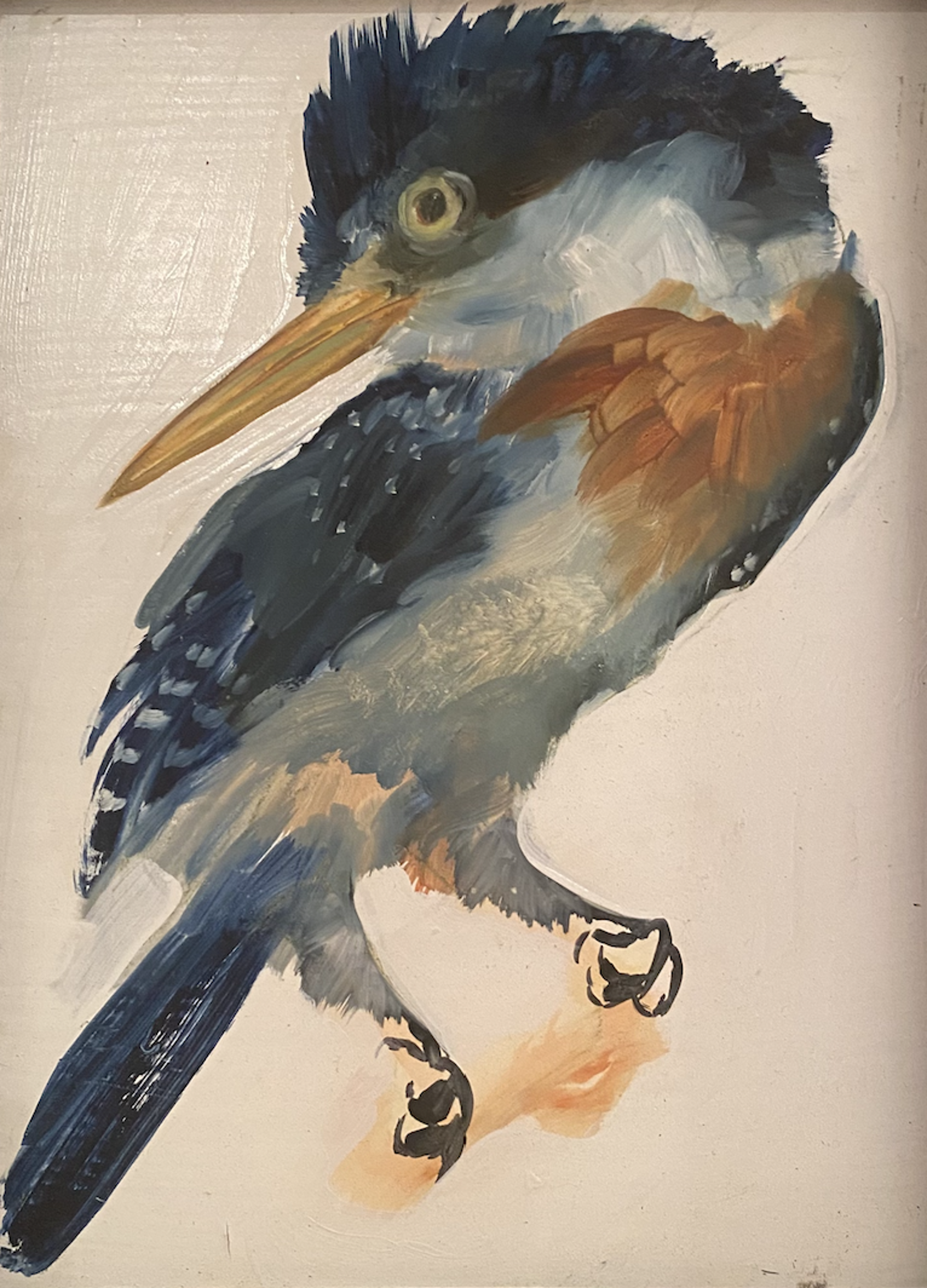 Kingfisher Looking Back by Diane Kilgore Condon
