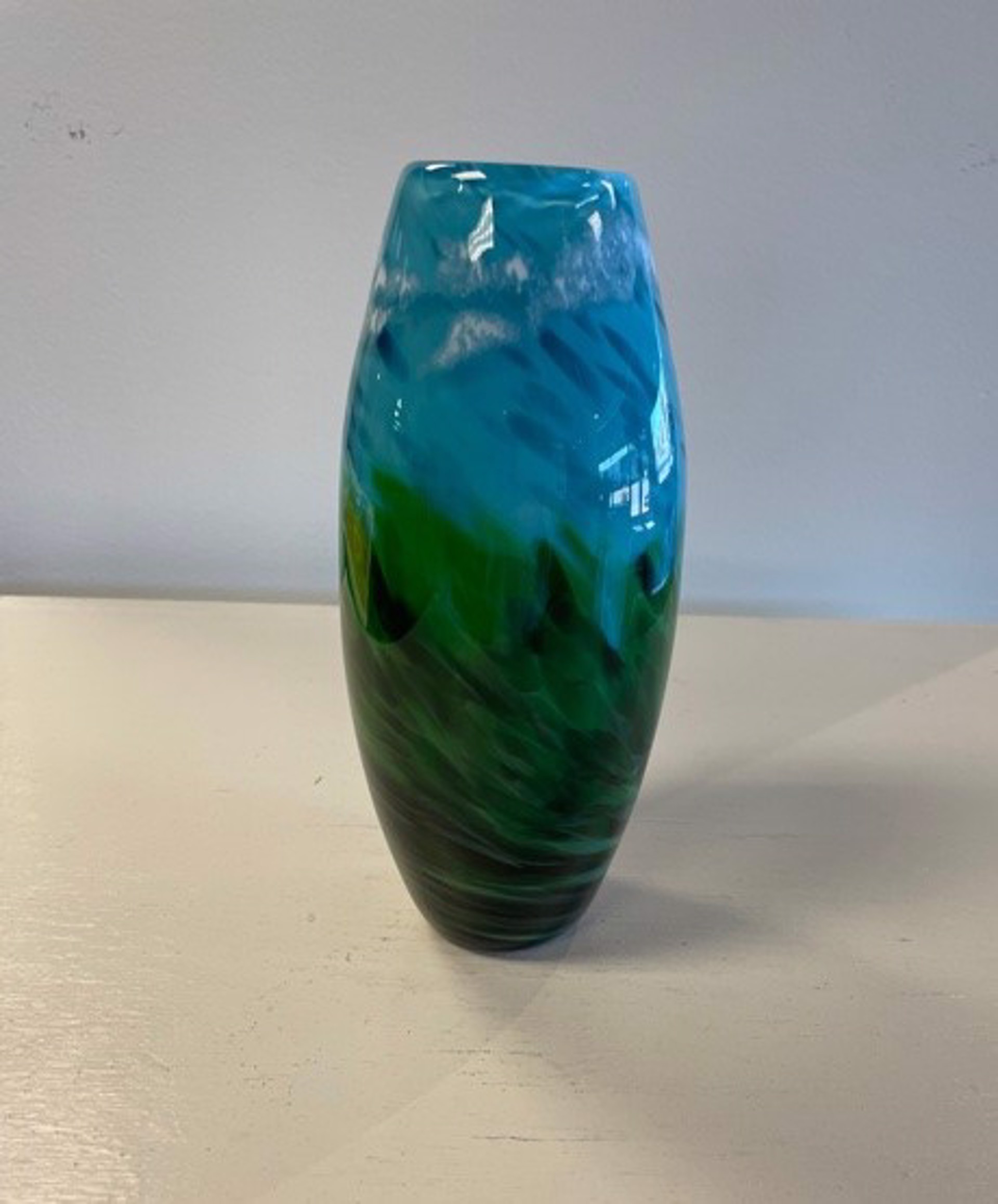 Summer Prairie Cylinder Vase by AlBo Glass