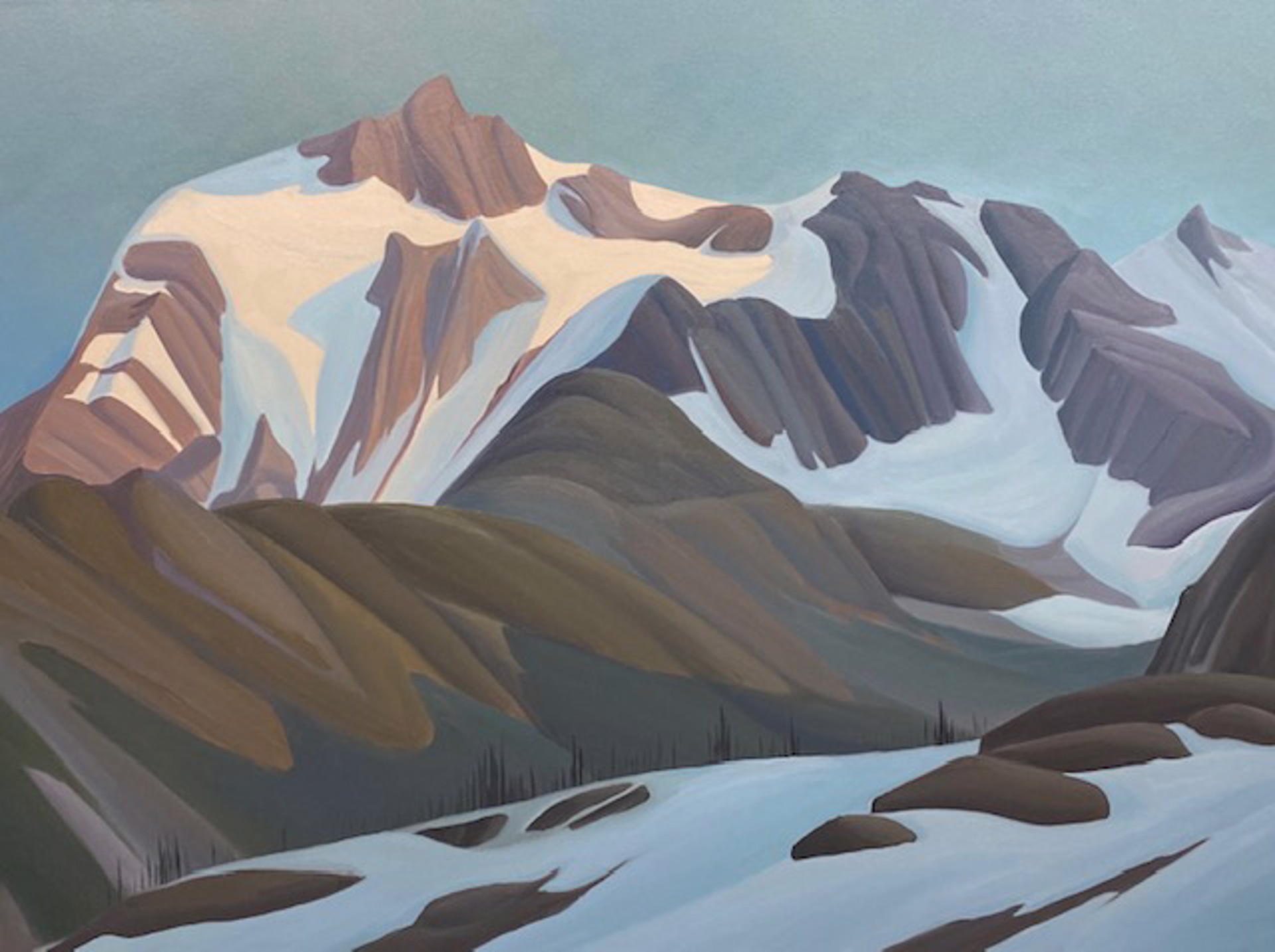 The Ridge South of Golden B.C. by Kenneth Harrison