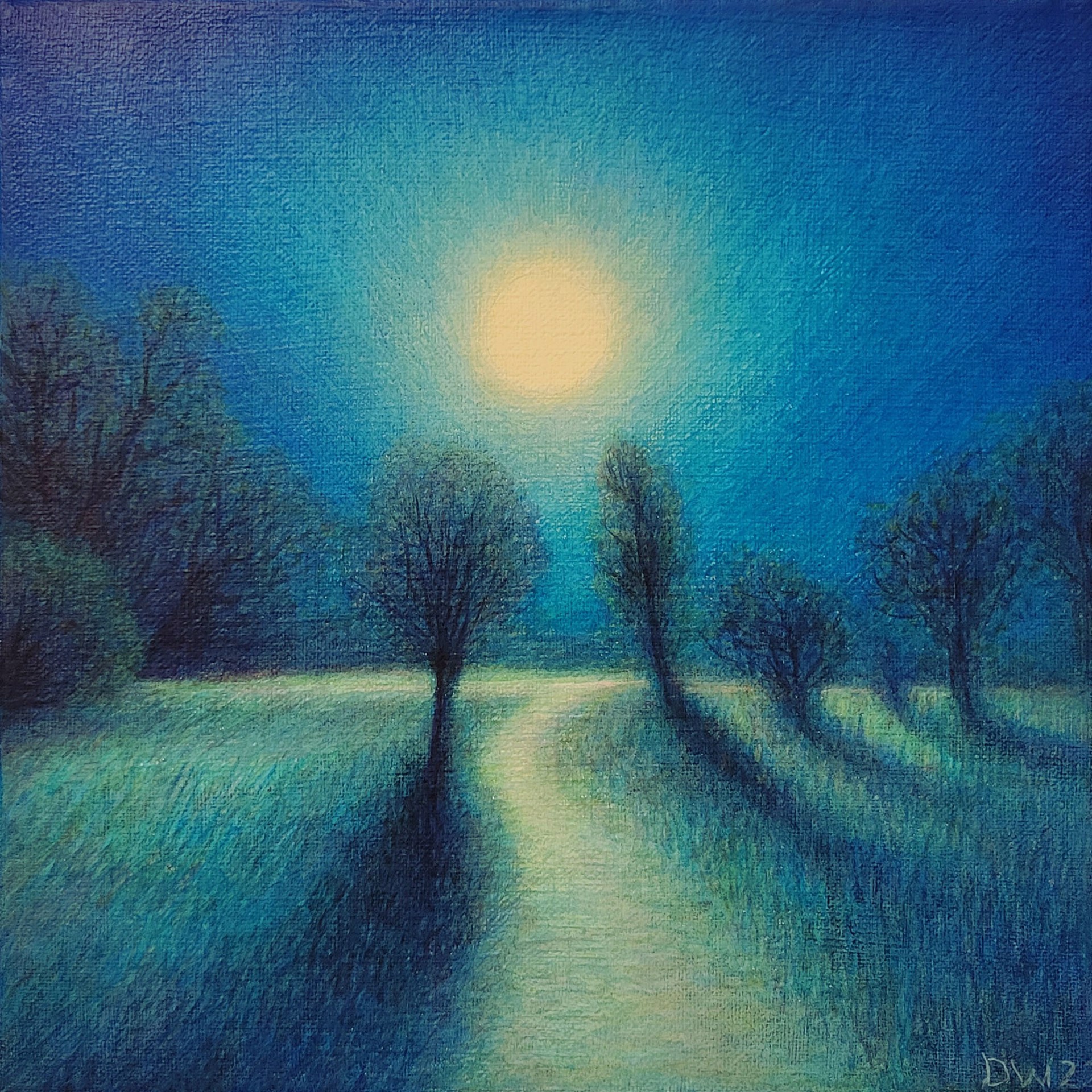 Moon Lit Night by Debbie Wozniak-Bonk