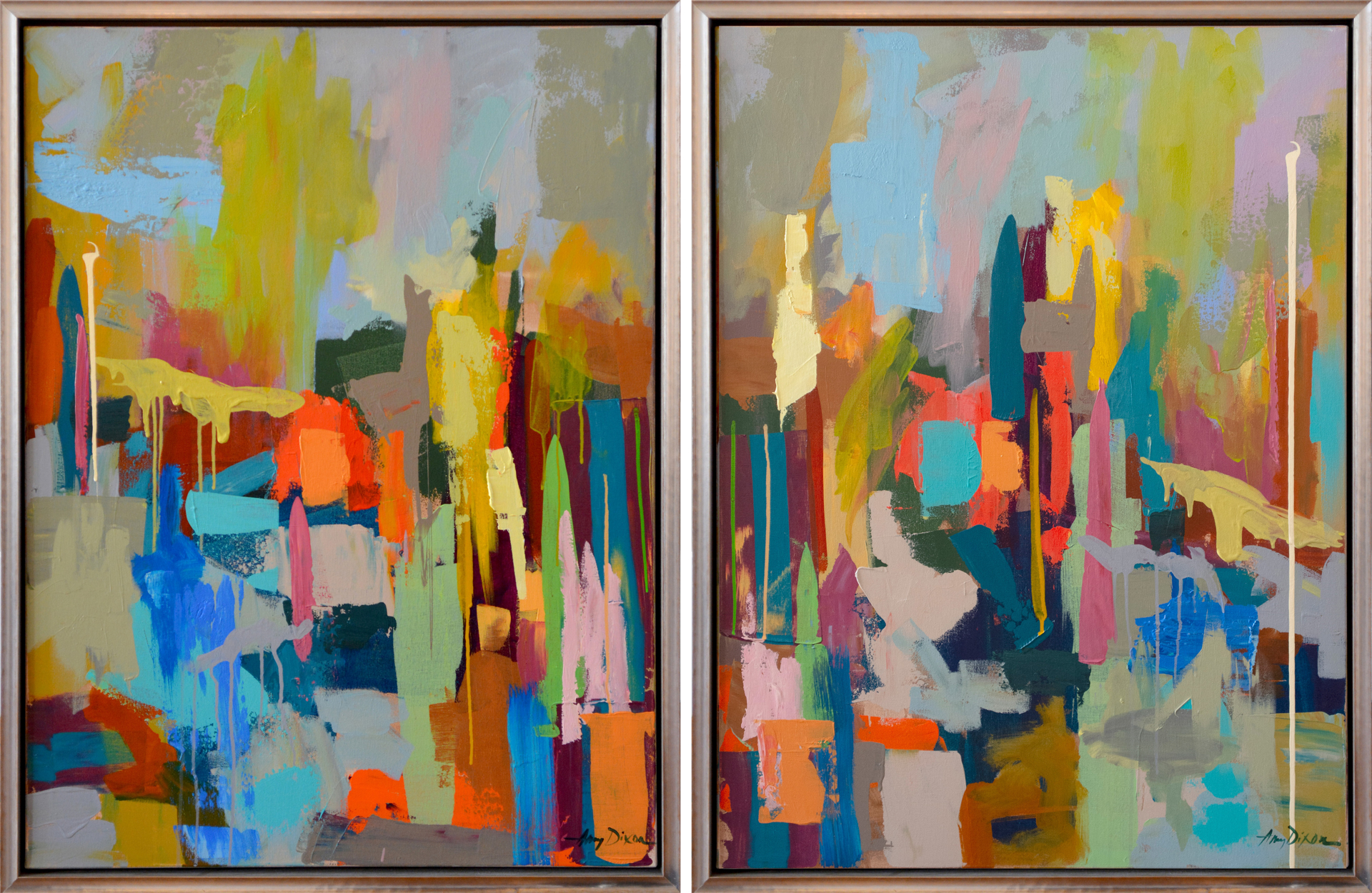 Out West (Diptych) by Amy Dixon