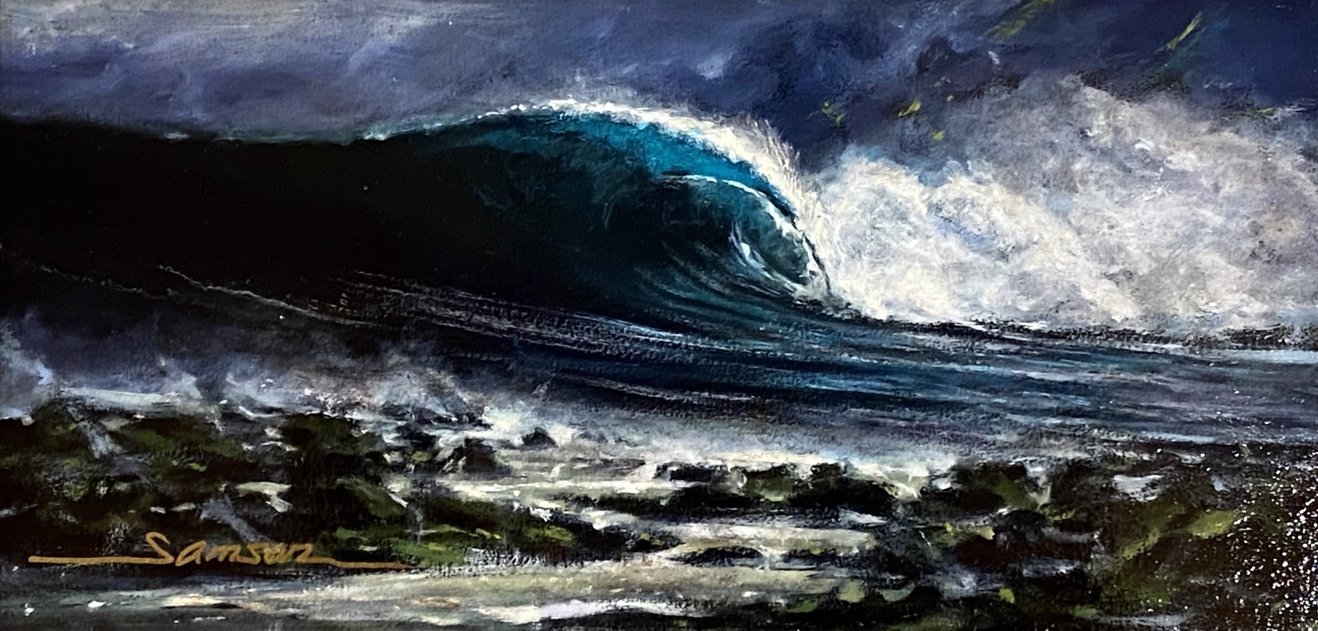 Night Surf III by Lee Samson