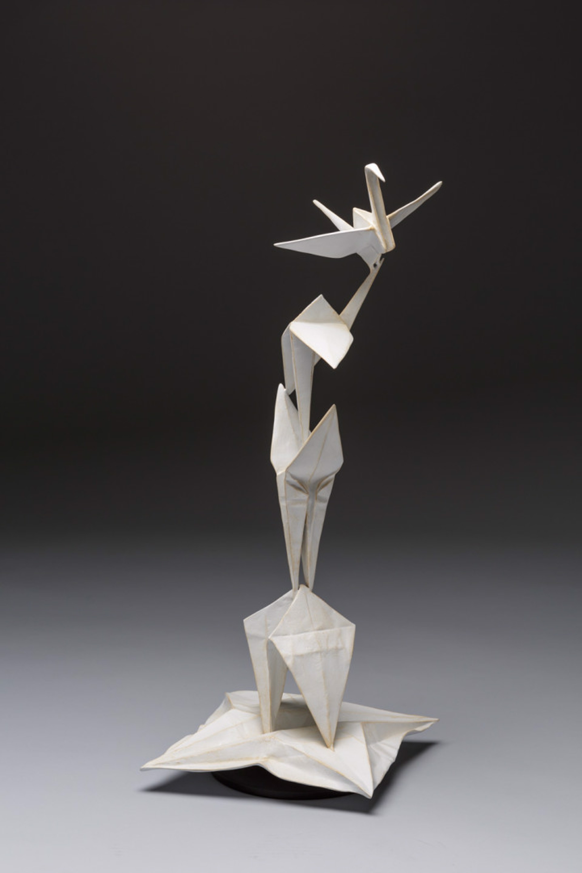 Crane Unfolding (collaboration with Robert Lang) by KEVIN BOX