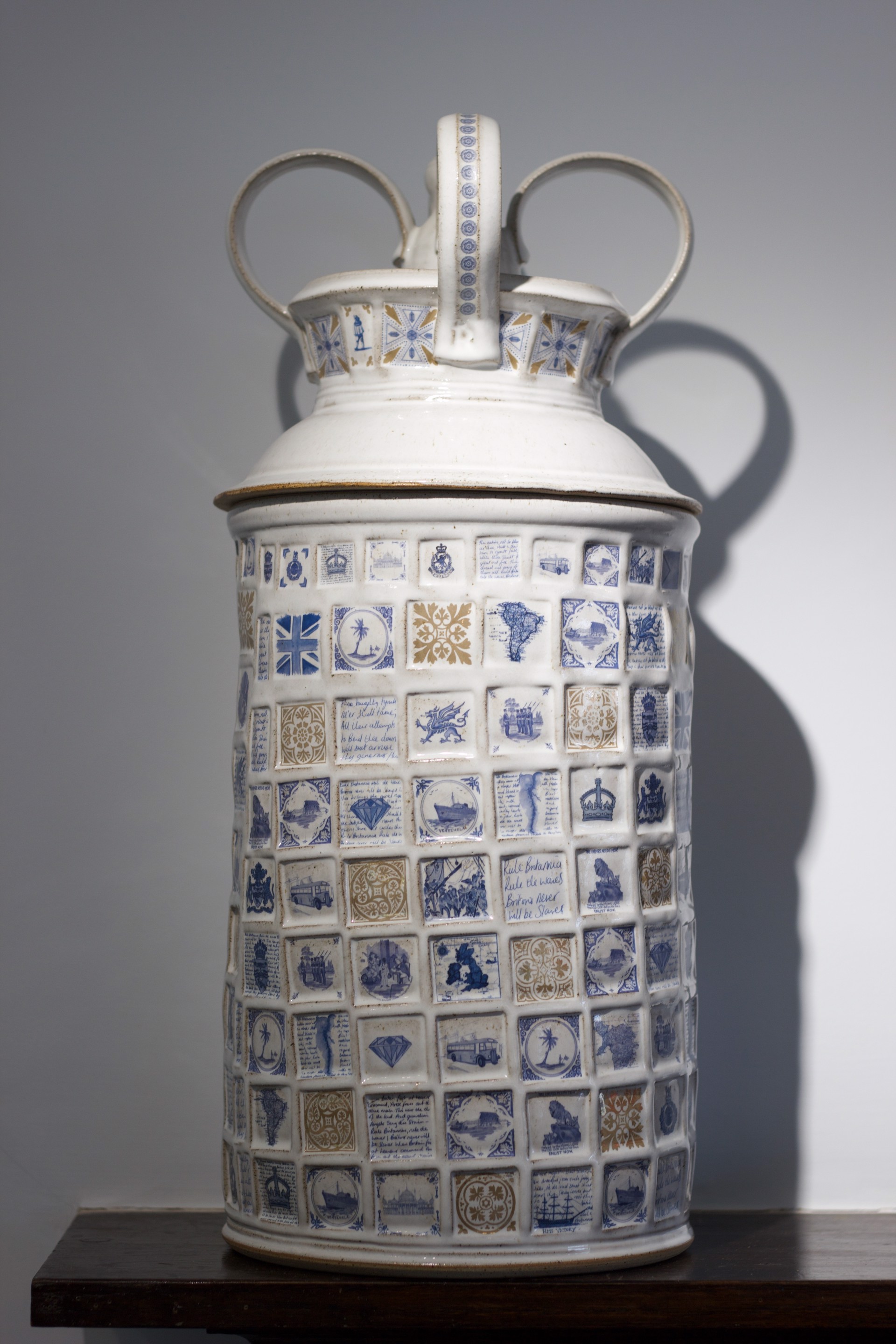 Large Lidded Jar by Richard Miller