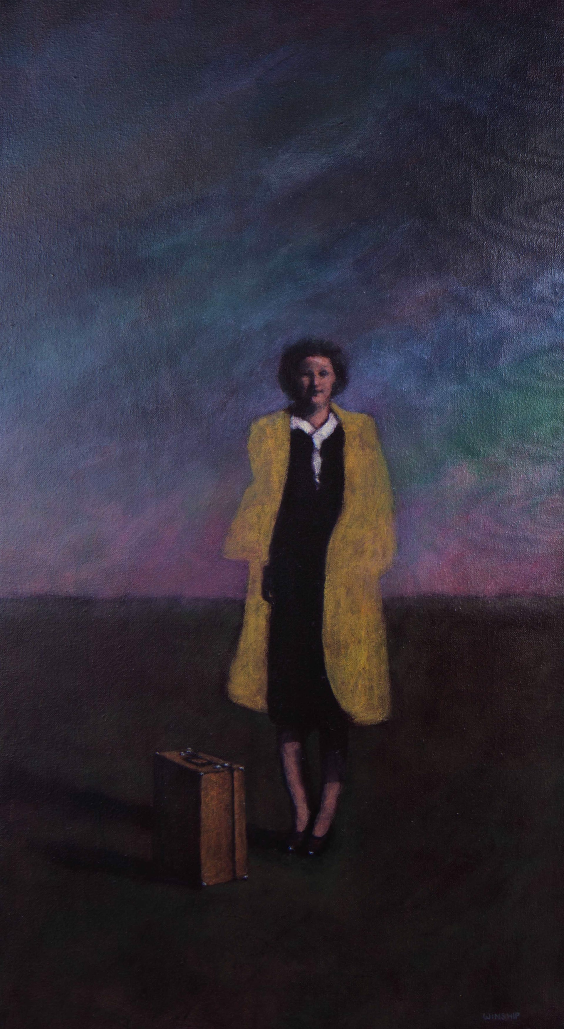WOMAN WITH A SUITCASE     by JOHN WINSHIP