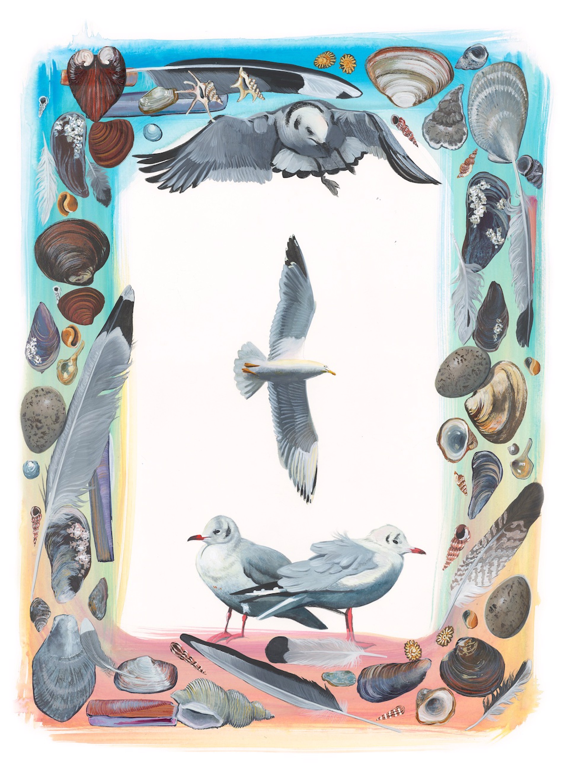 Birds of Shakespeare: Seagull by Missy Dunaway