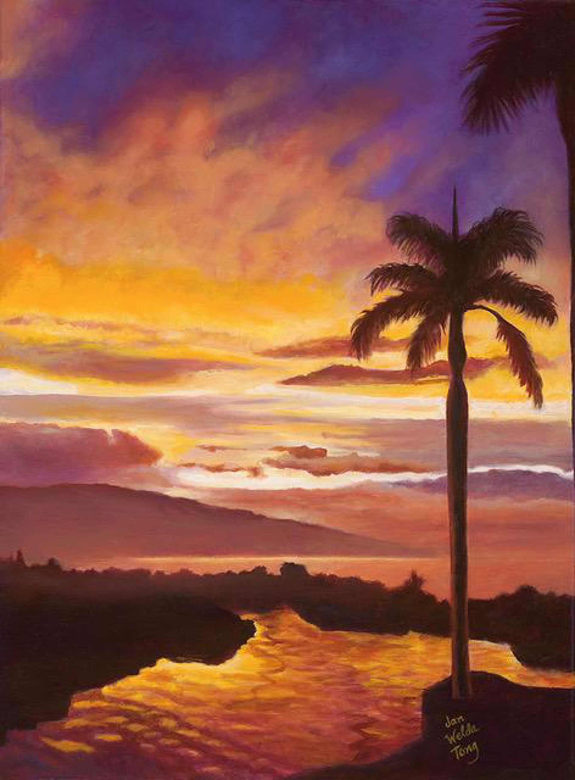 Haiku Sunset by Jan Welda Tong