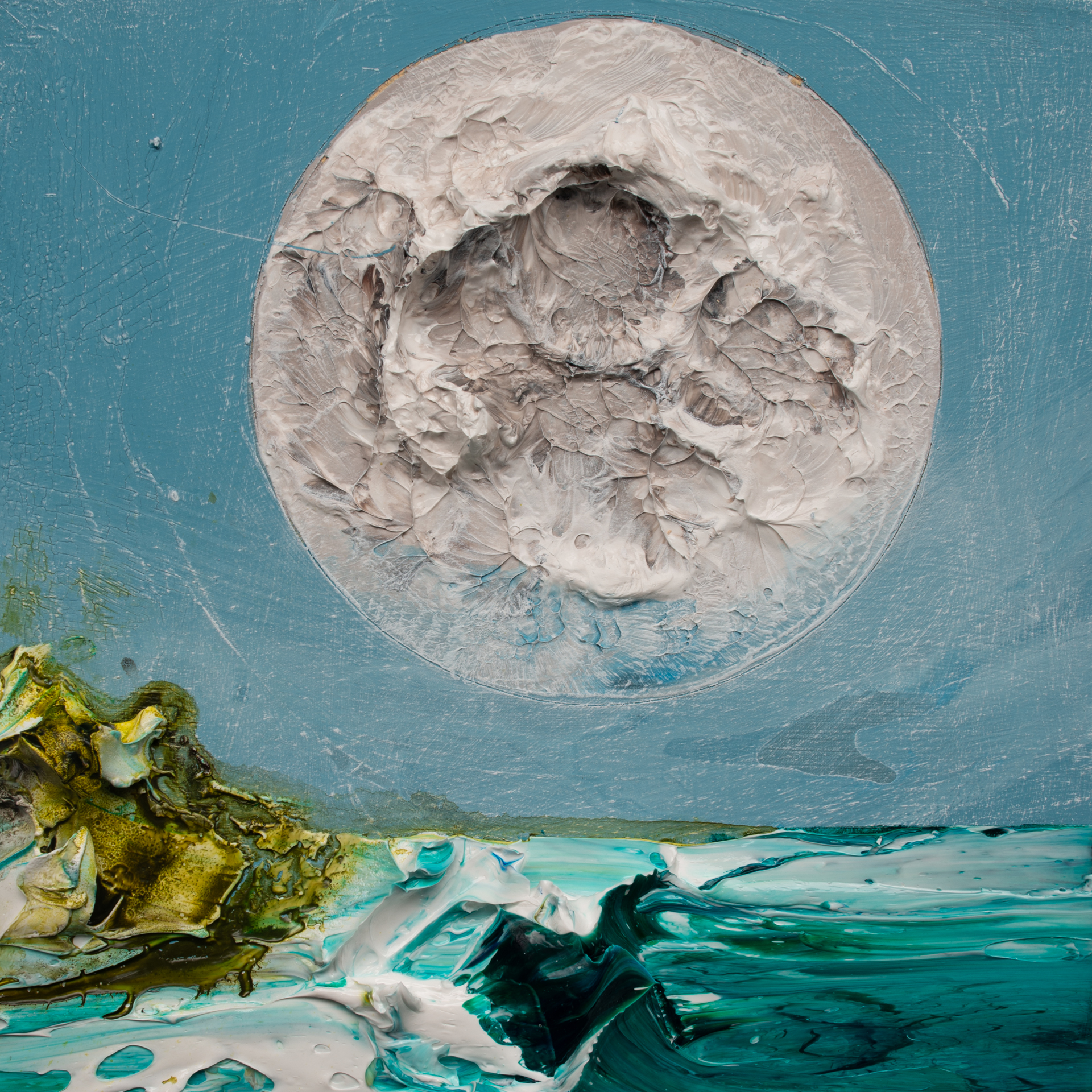 (SOLD) MOONSCAPE MS-12X12-2019-318 by JUSTIN GAFFREY