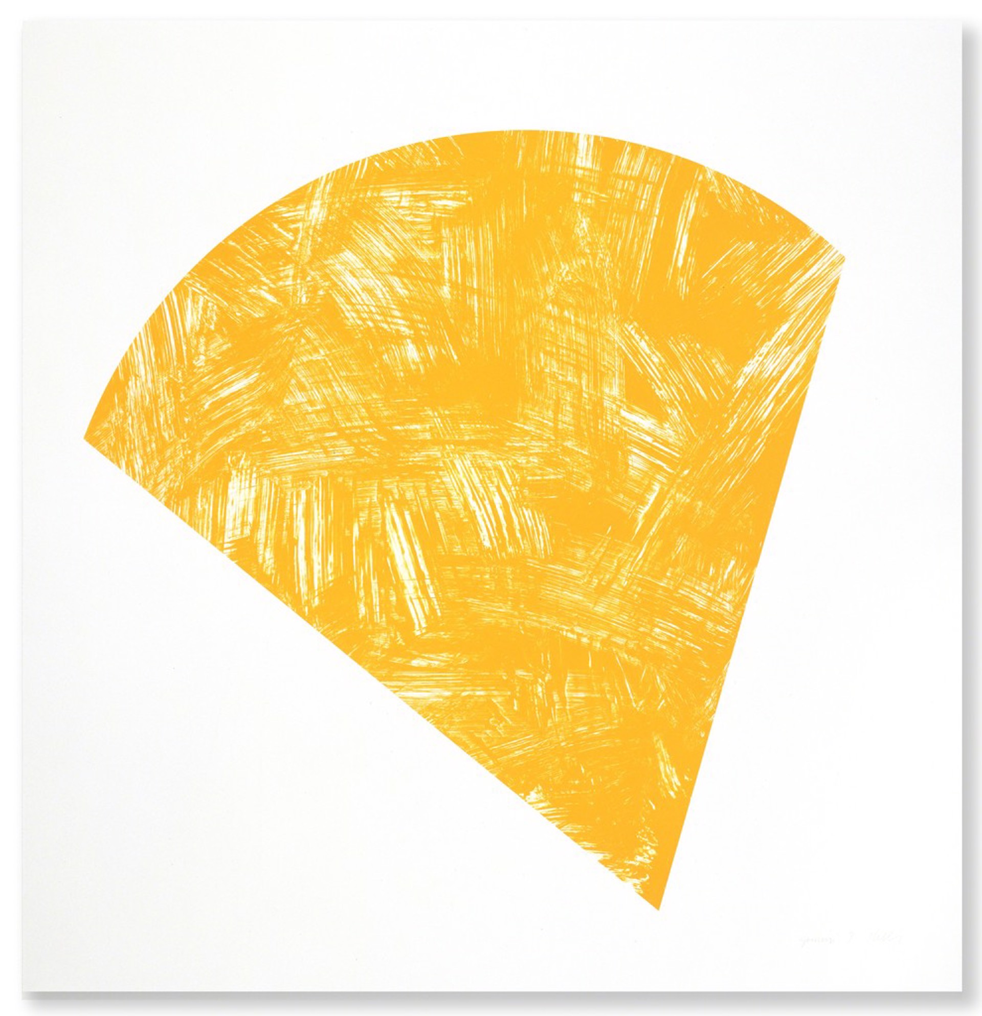 Untitled (Orange State I) by Ellsworth Kelly