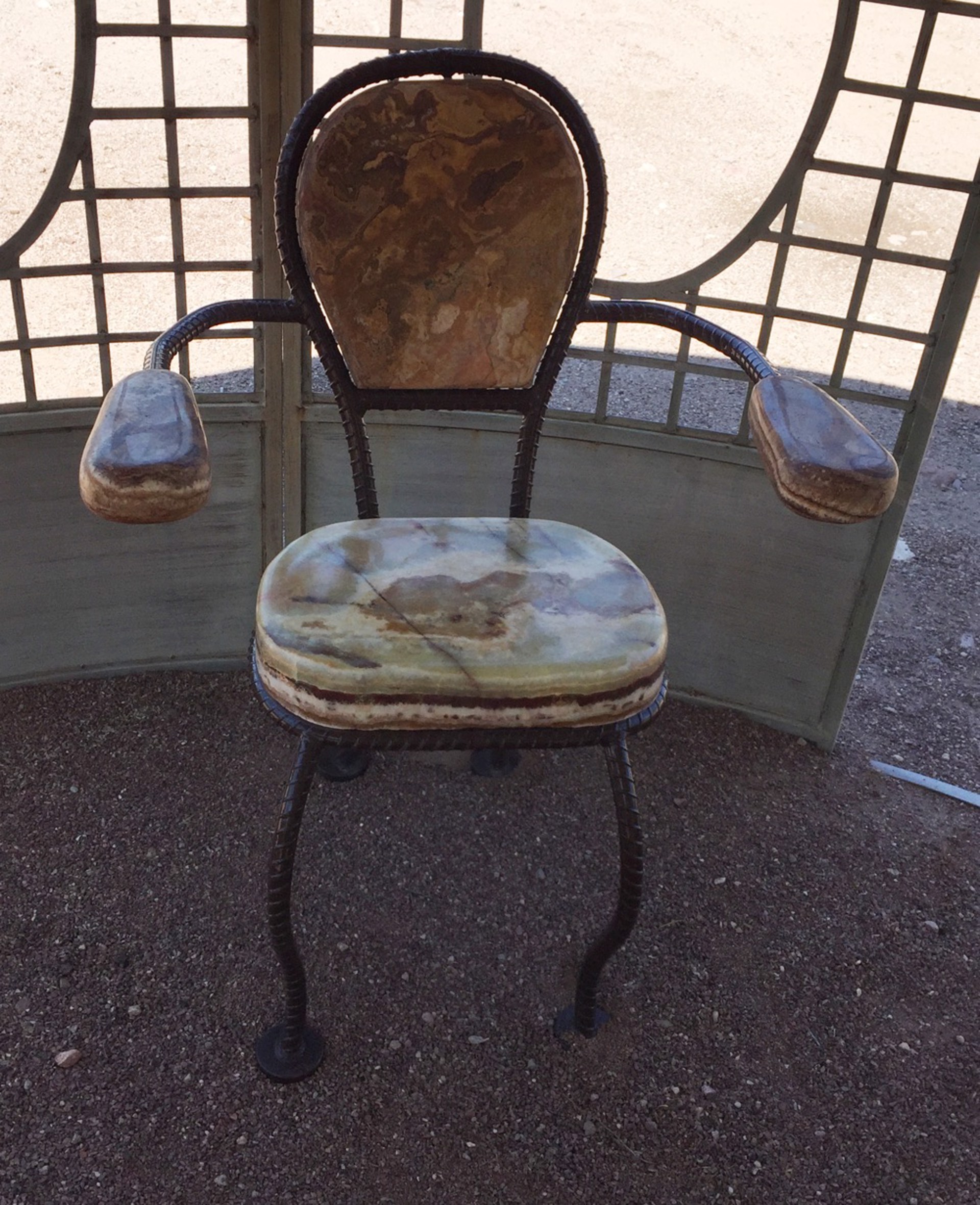 Rock Furniture - Chair by Gerald Dumont