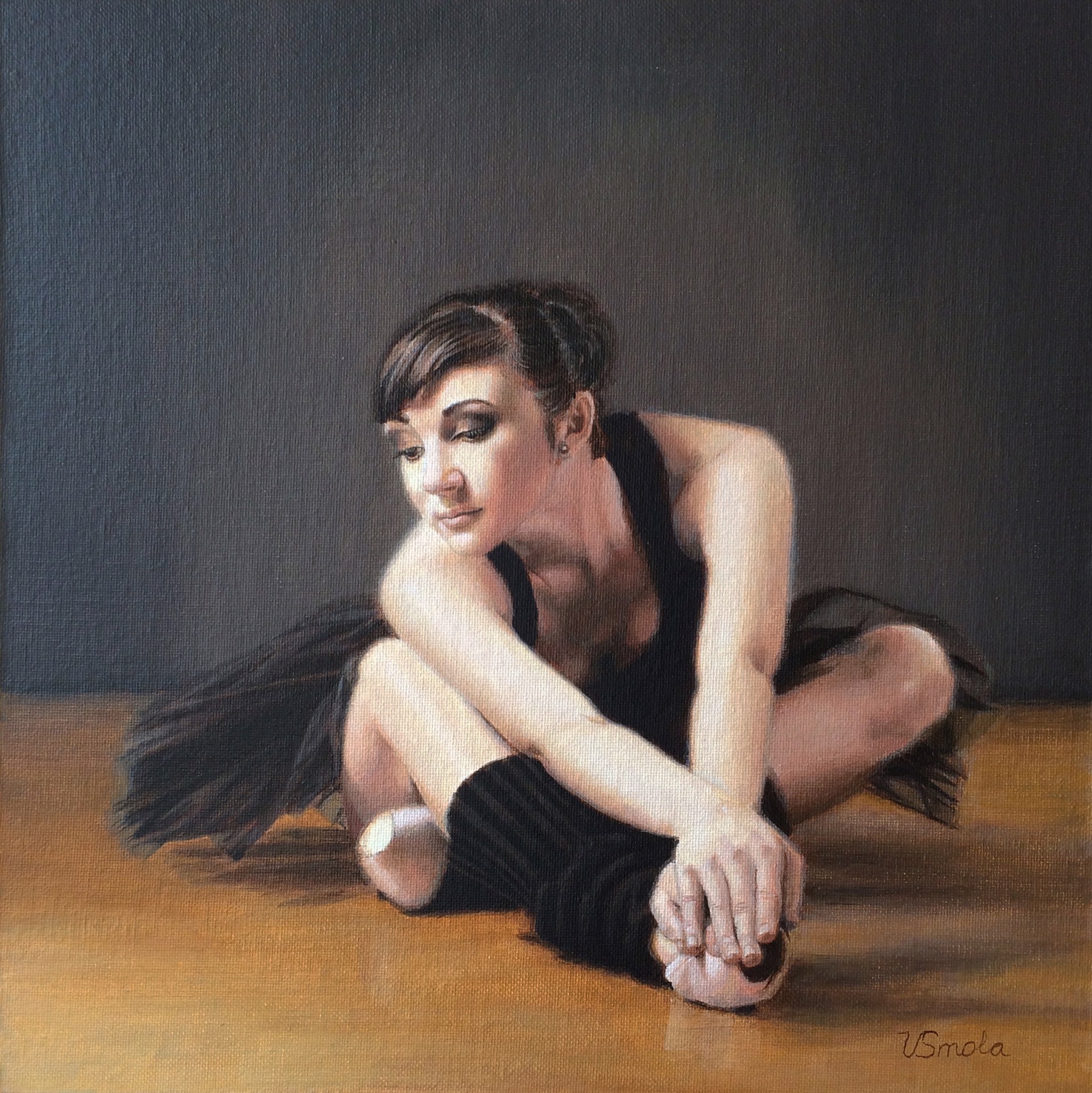 Ballerina in Black by Vlasta Smola