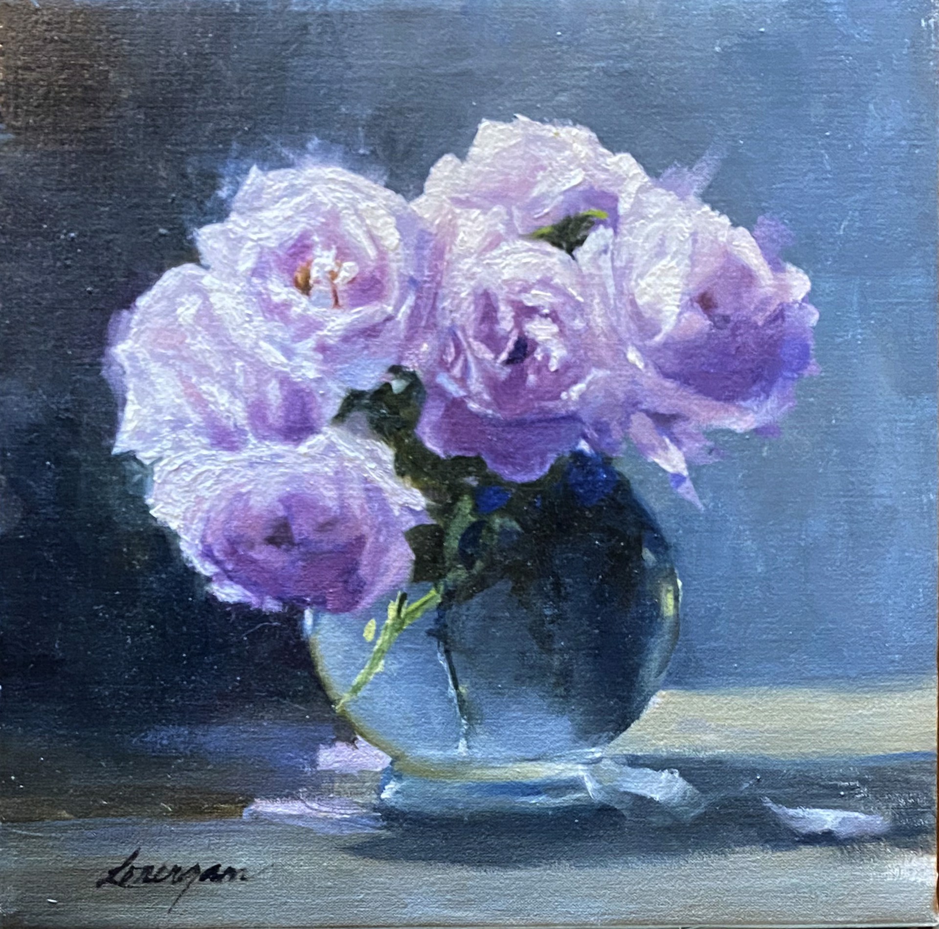 Pink Roses by John Lonergan