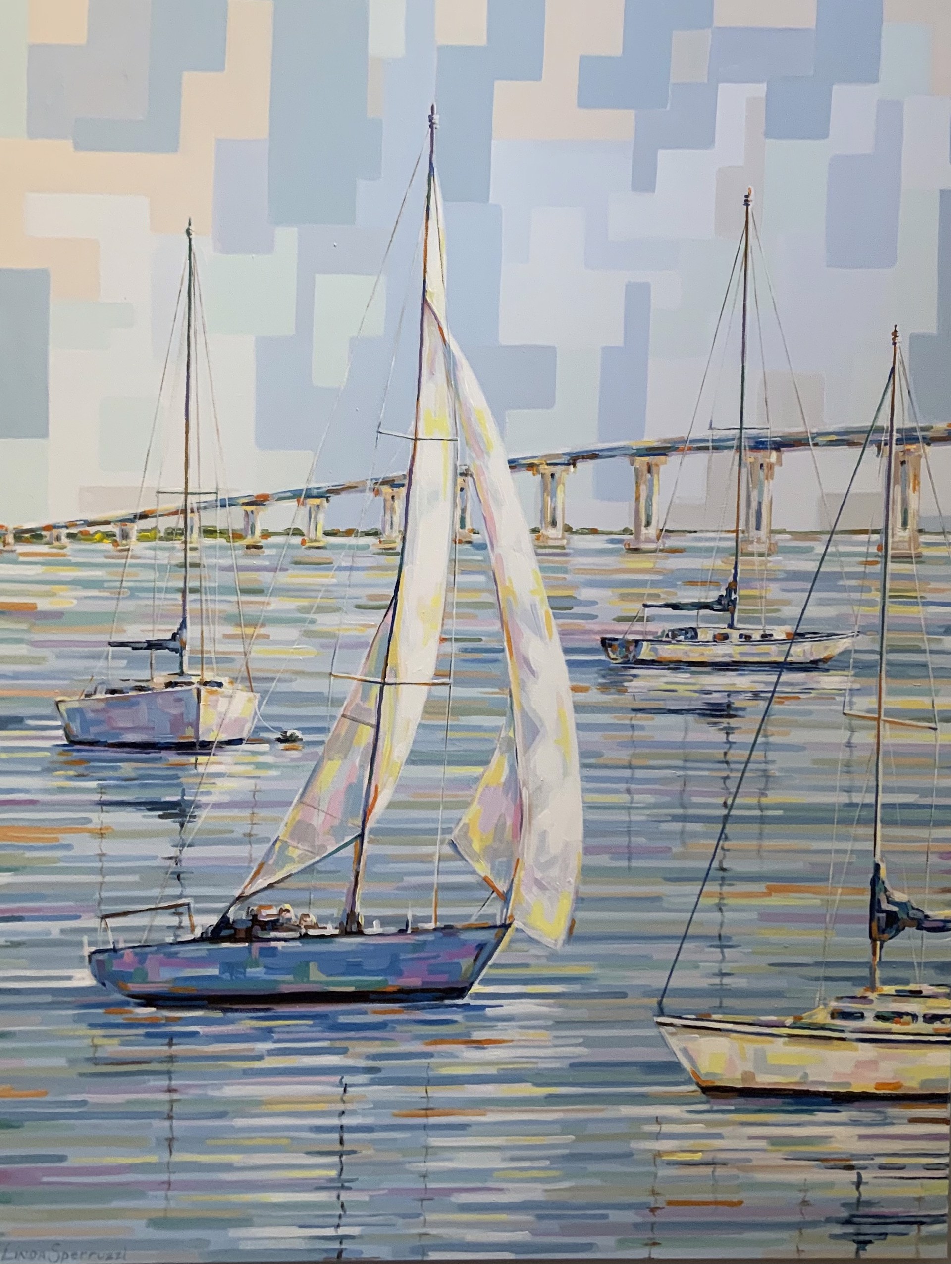 Sailing to Vilano by Linda Sperruzzi