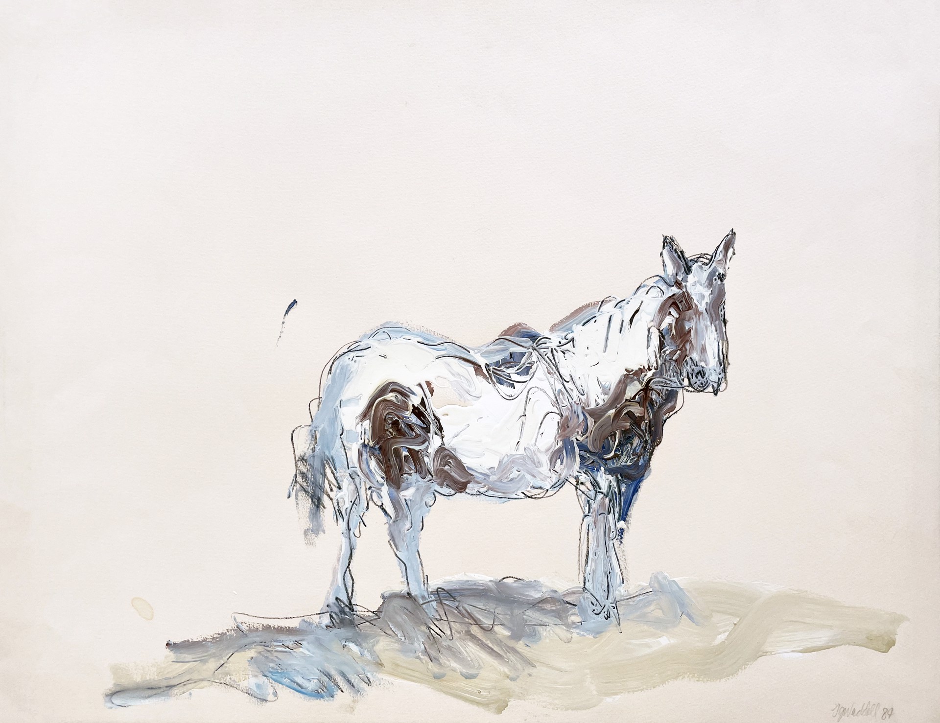 Horse Drawing #4 by Theodore Waddell