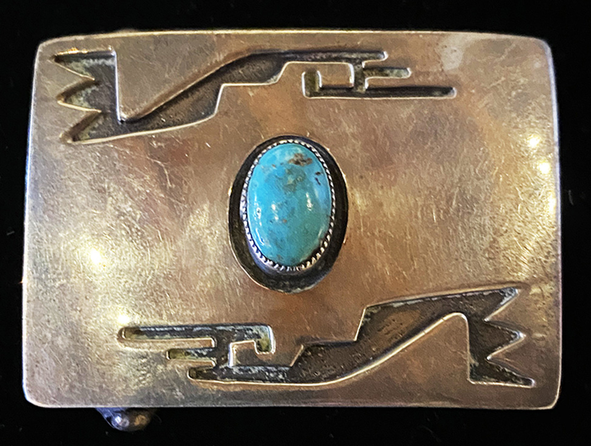 Turquoise Belt Buckle No.2 by Artist Unknown
