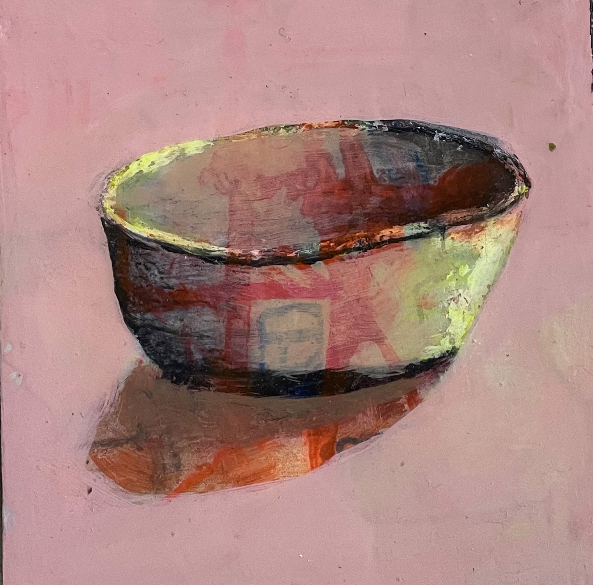 Empty Bowl Pink by Shellie Lewis Crisp